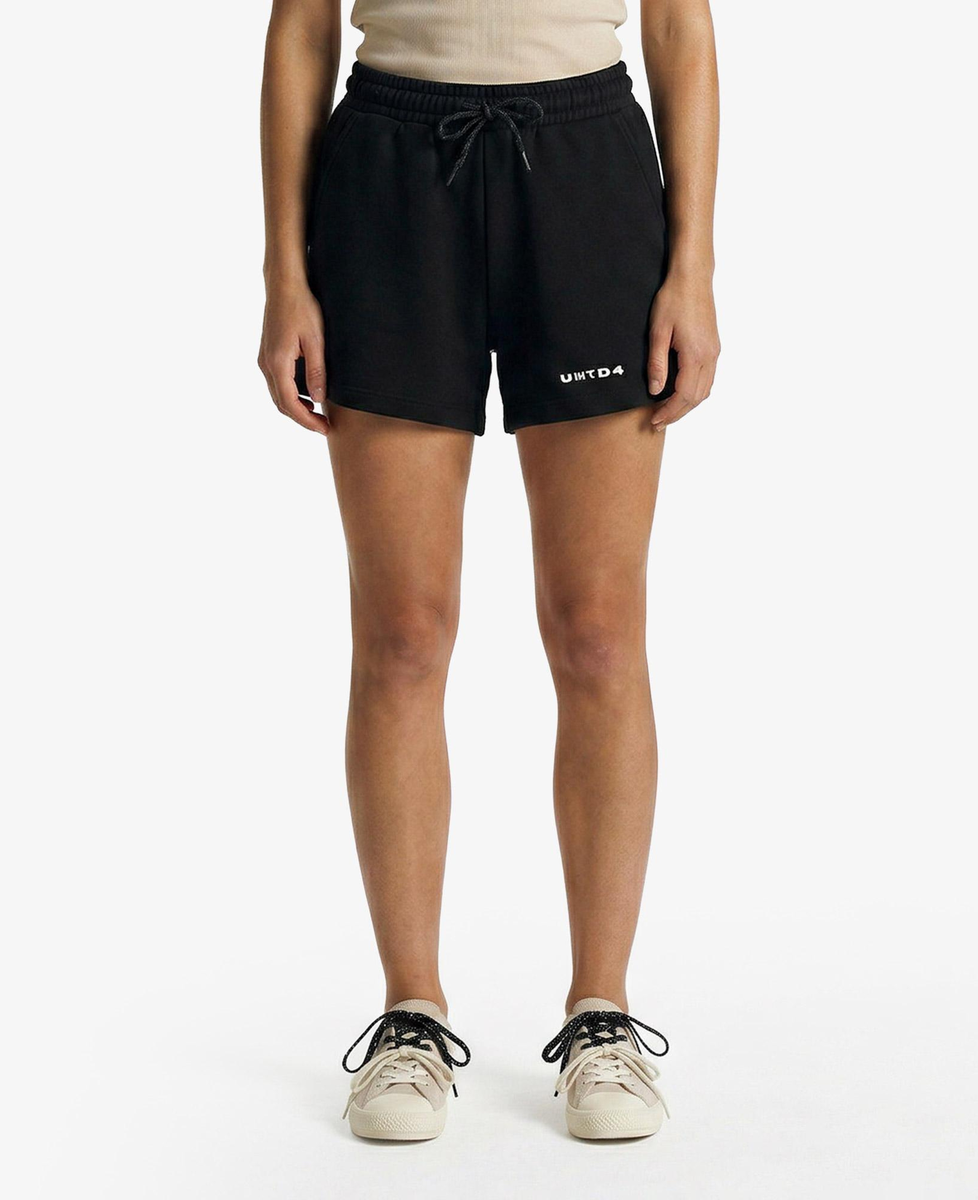 UNITED4 Regular Fit Kadın Siyah Şort