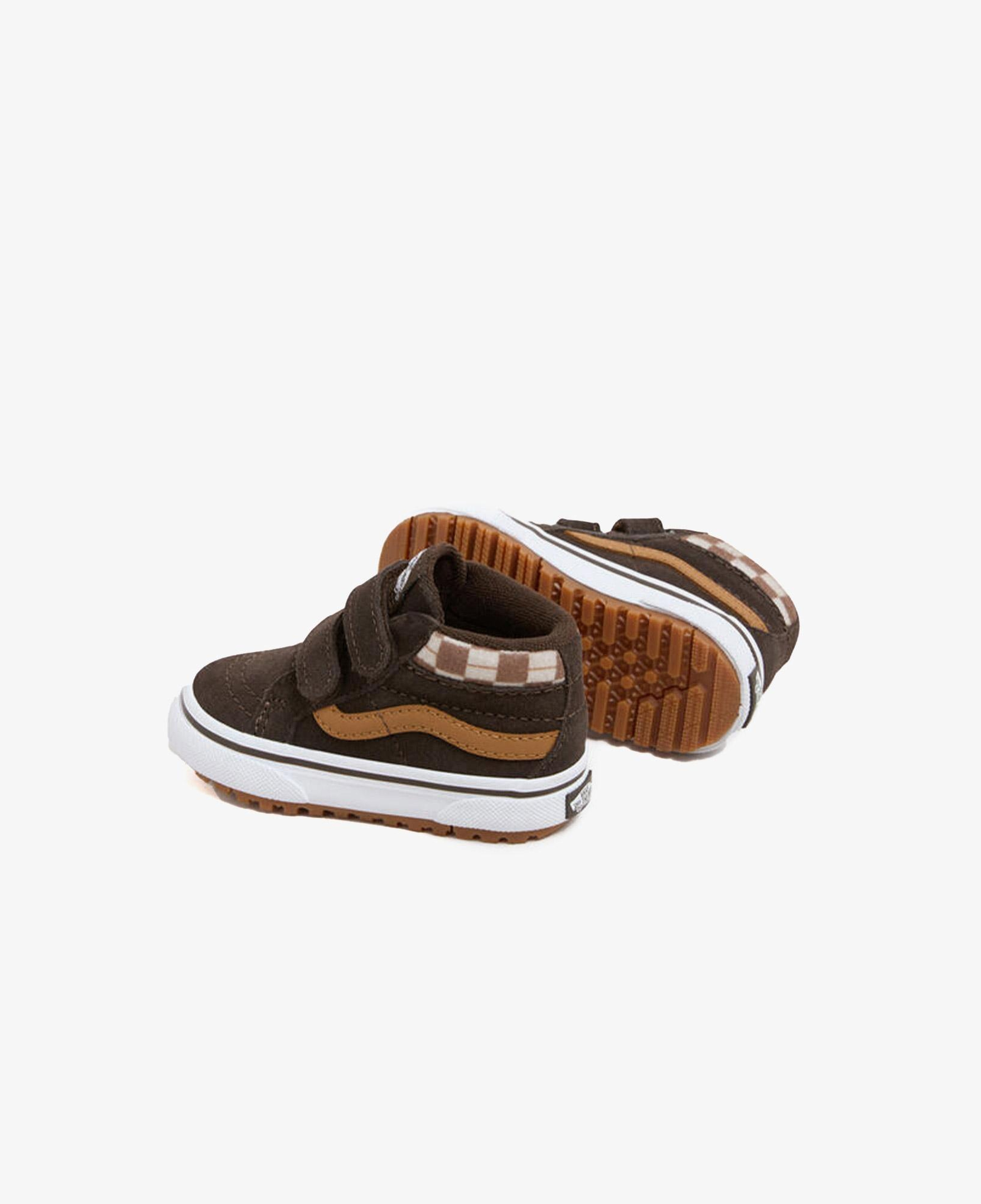 Vans Mte Sk8-Mid Reissue Hook and Loop Bebek Kahverengi Sneaker