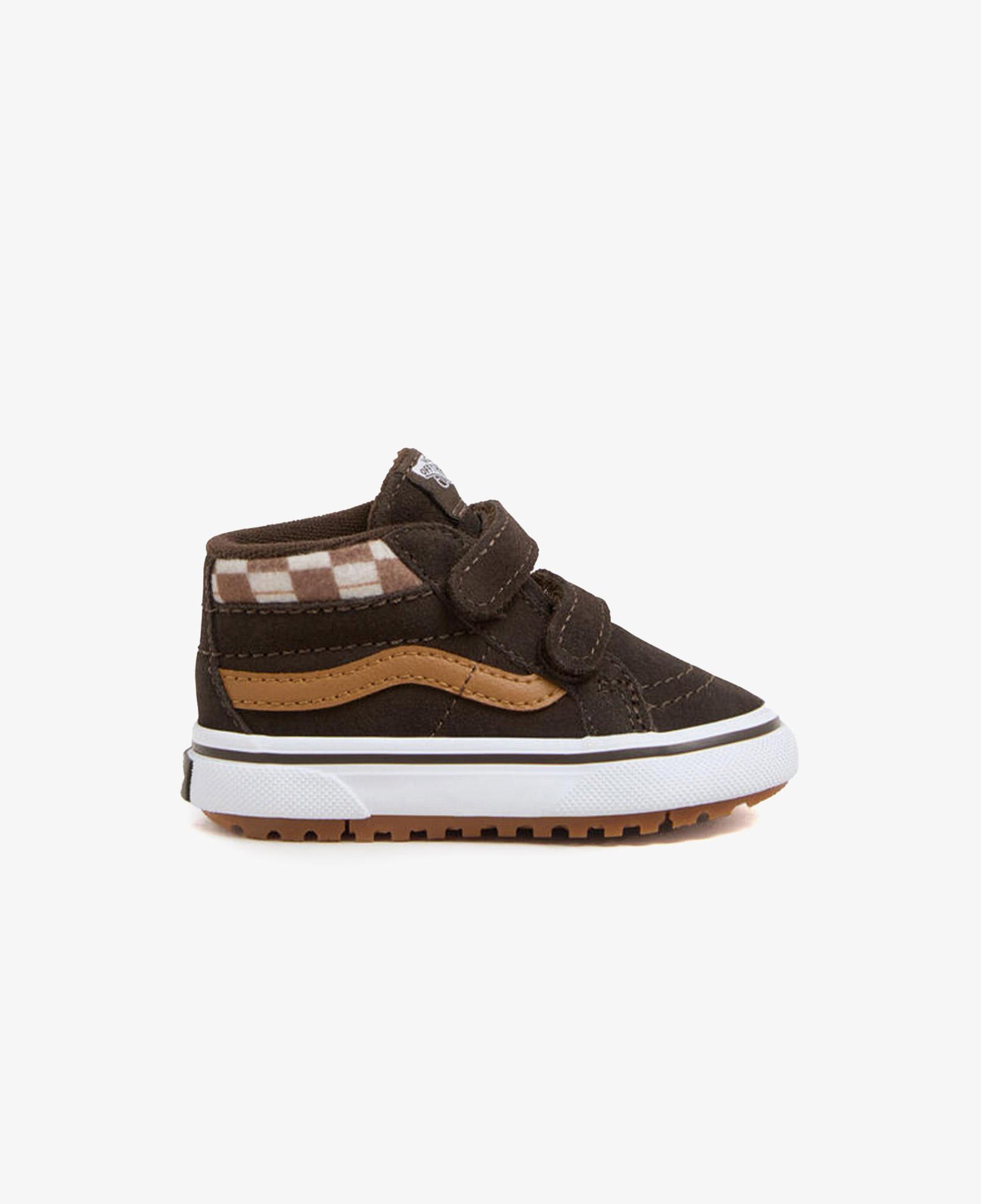 Vans Mte Sk8-Mid Reissue Hook and Loop Bebek Kahverengi Sneaker