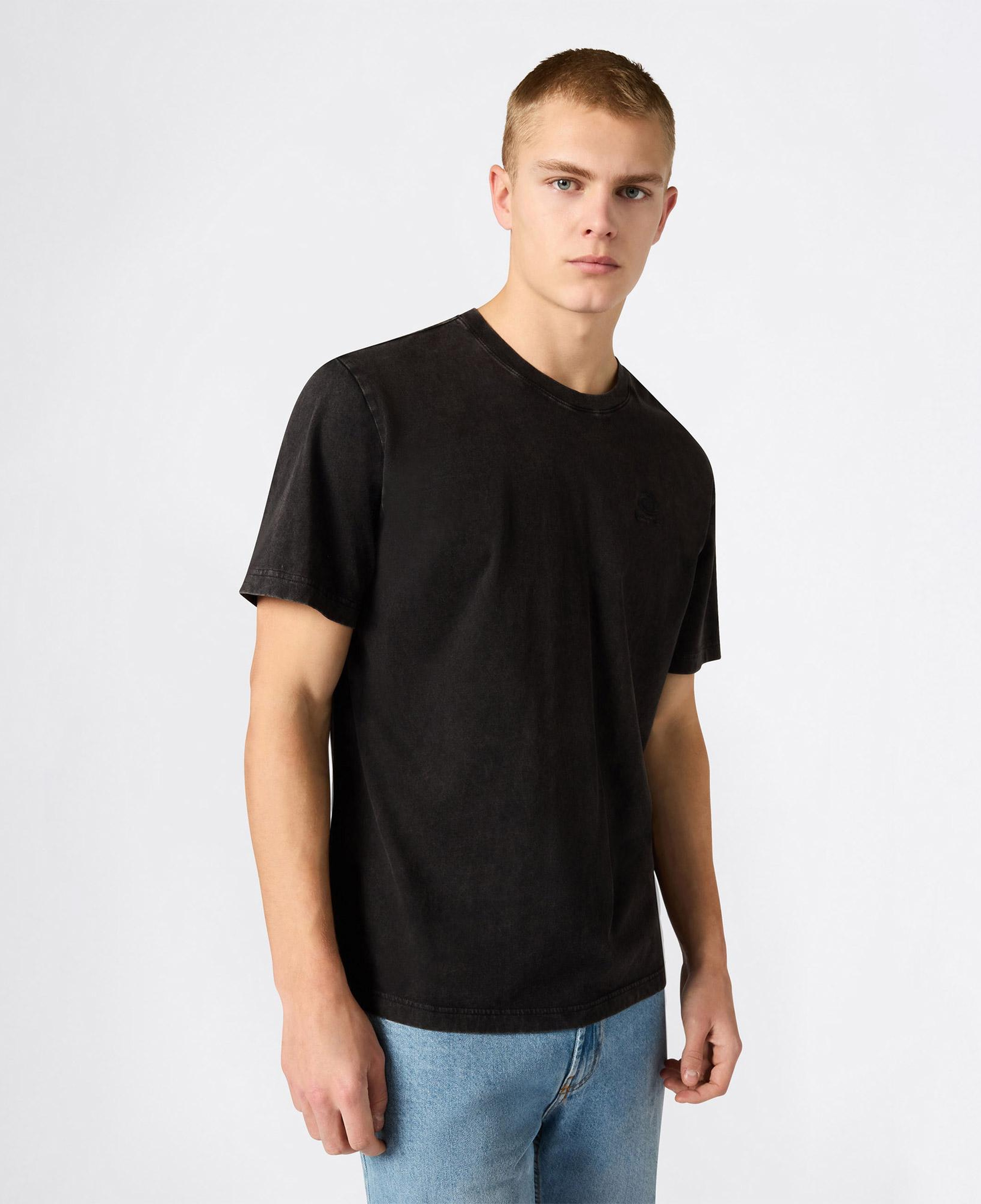 Champion SS Regular Fit Erkek Siyah T-Shirt