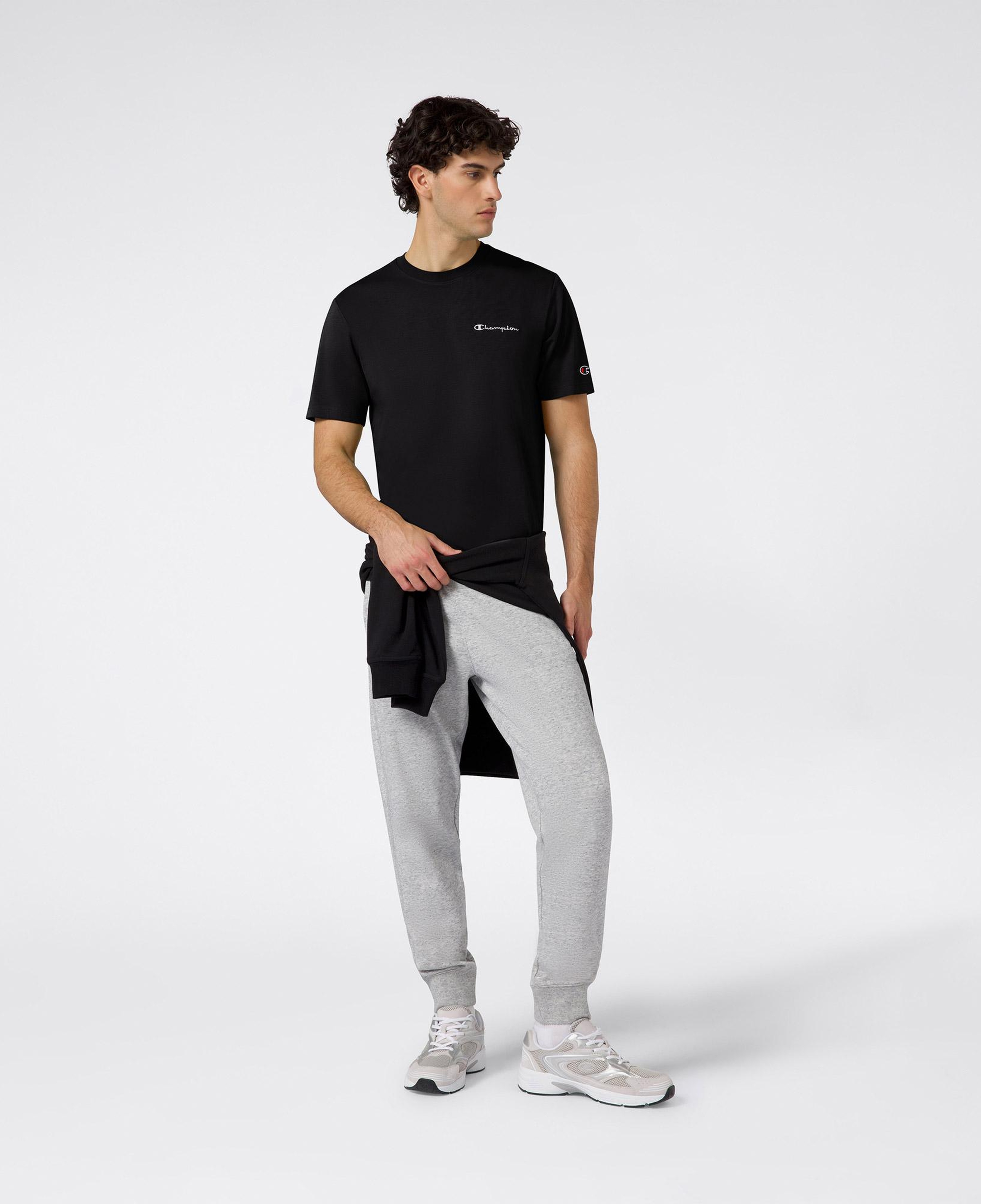 Champion Relaxed Fit Erkek Siyah T-Shirt