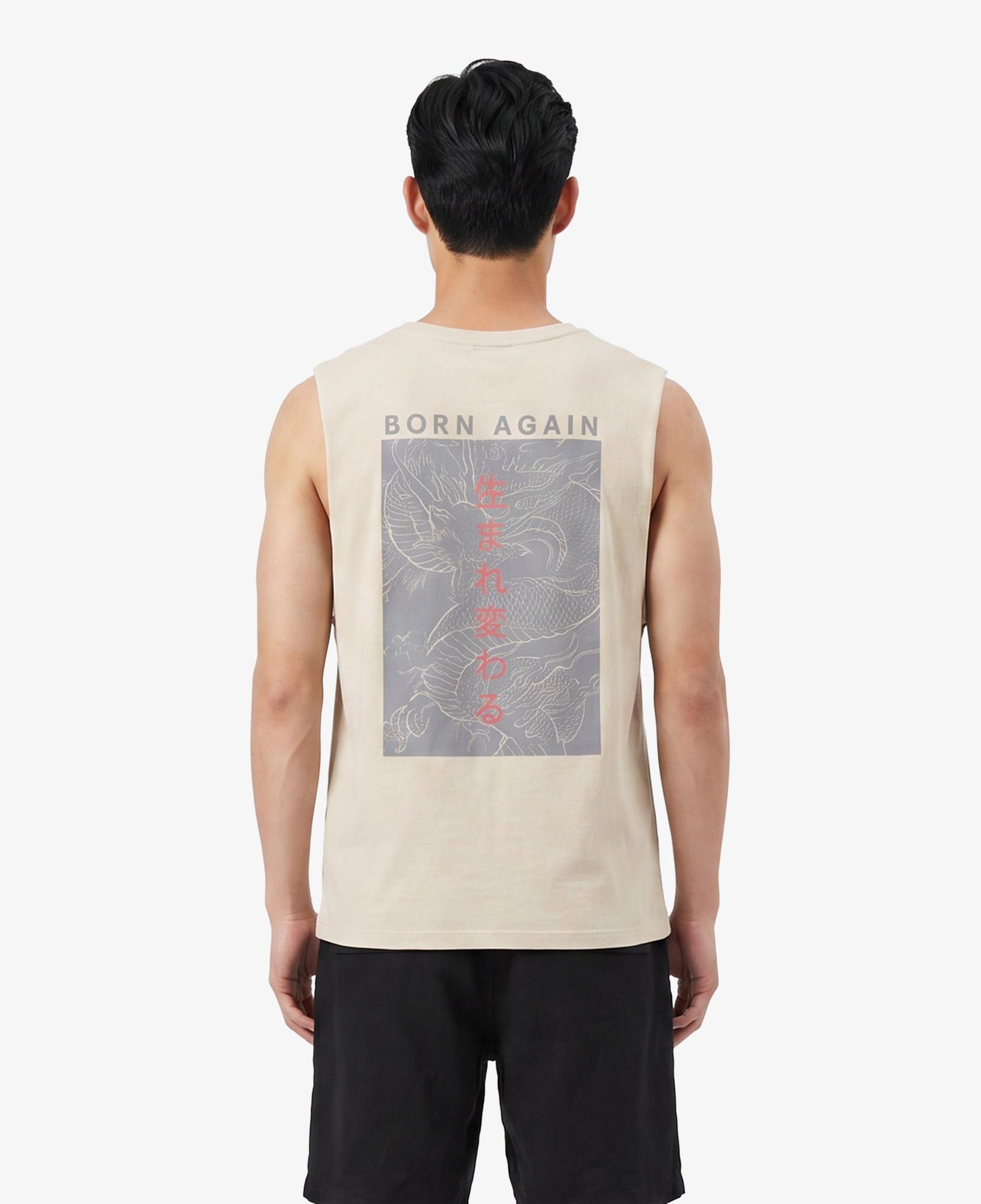 UNITED4 Regular Fit Erkek Krem T-Shirt