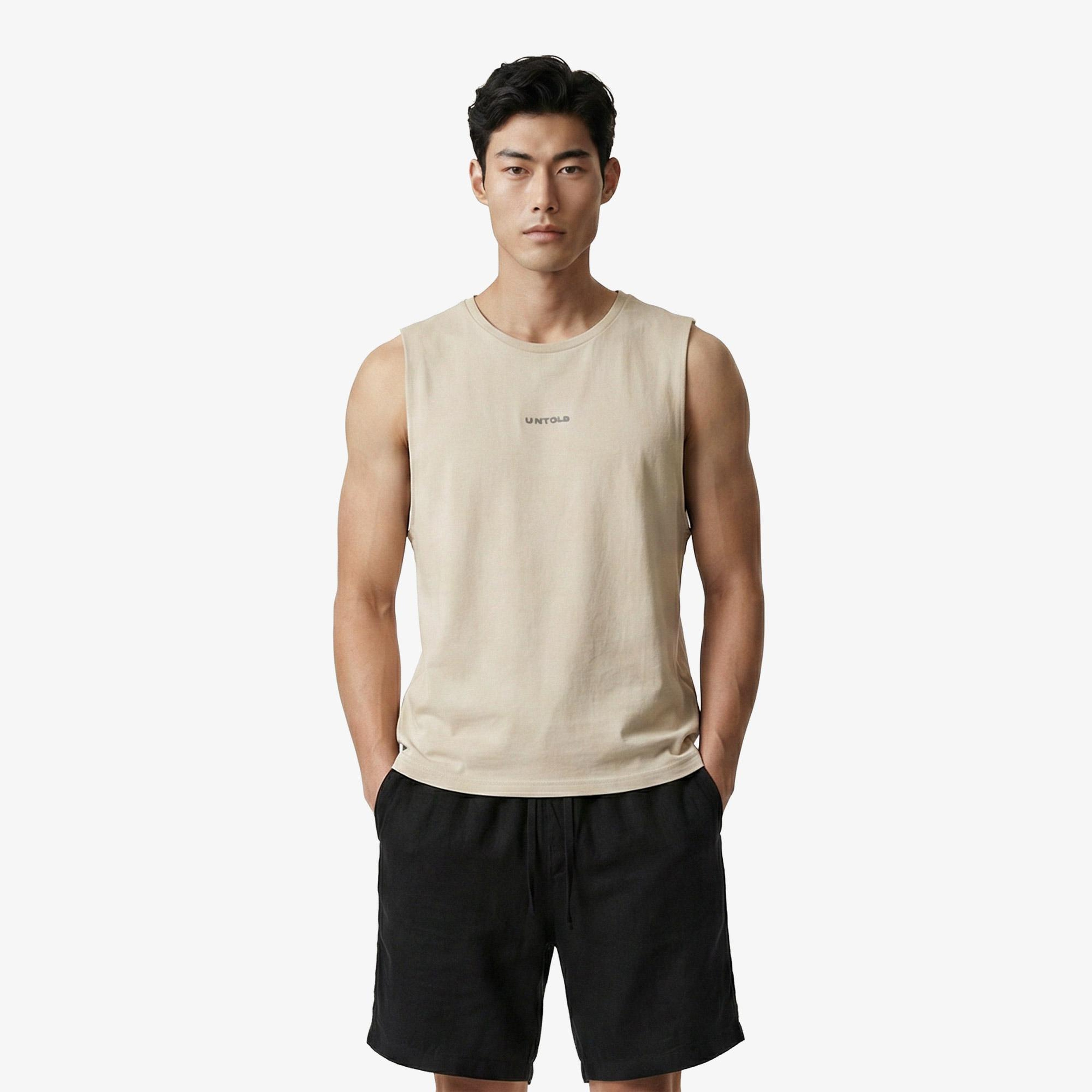 UNITED4 Regular Fit Erkek Krem T-Shirt