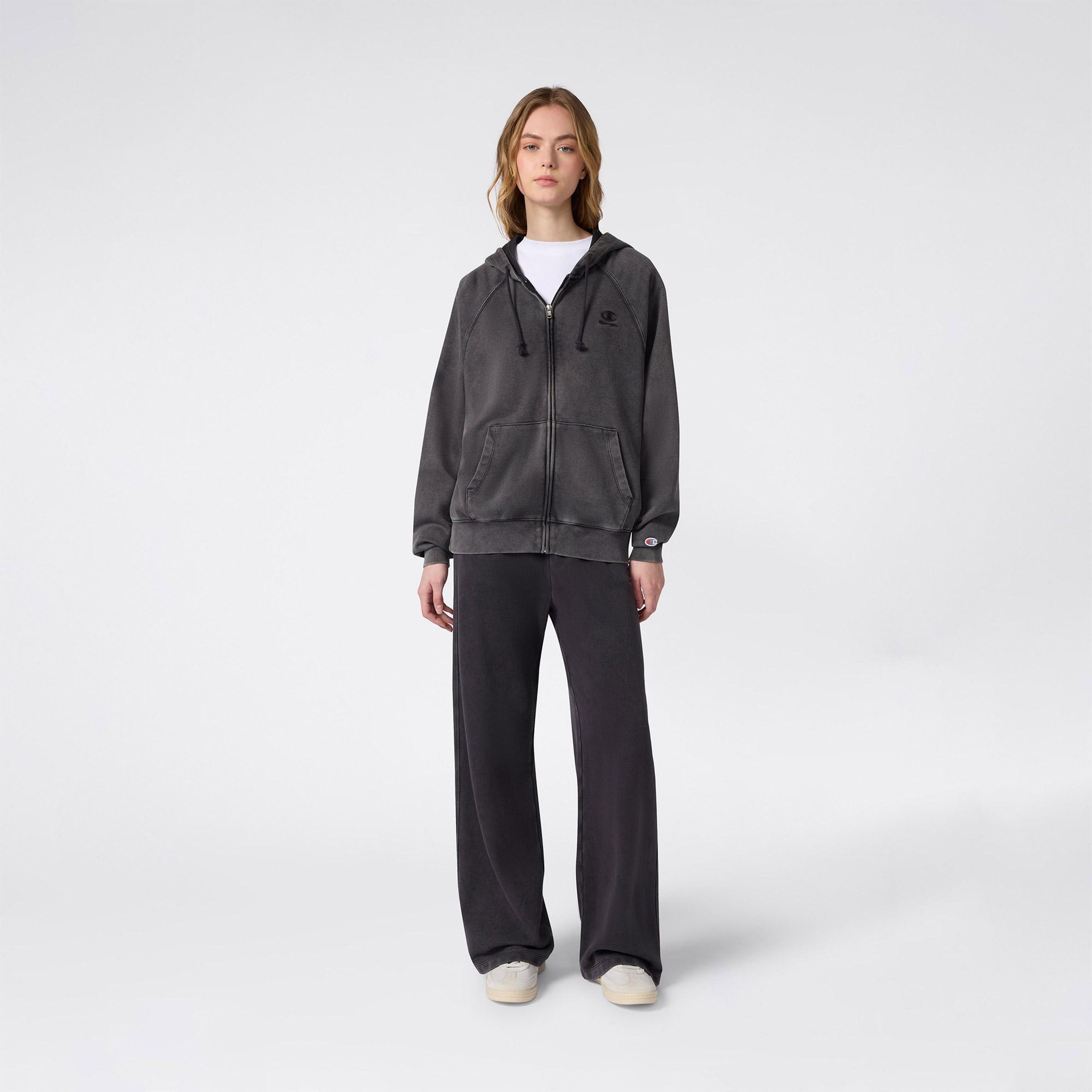Champion Wide Leg Kadın Gri Eşofman Altı