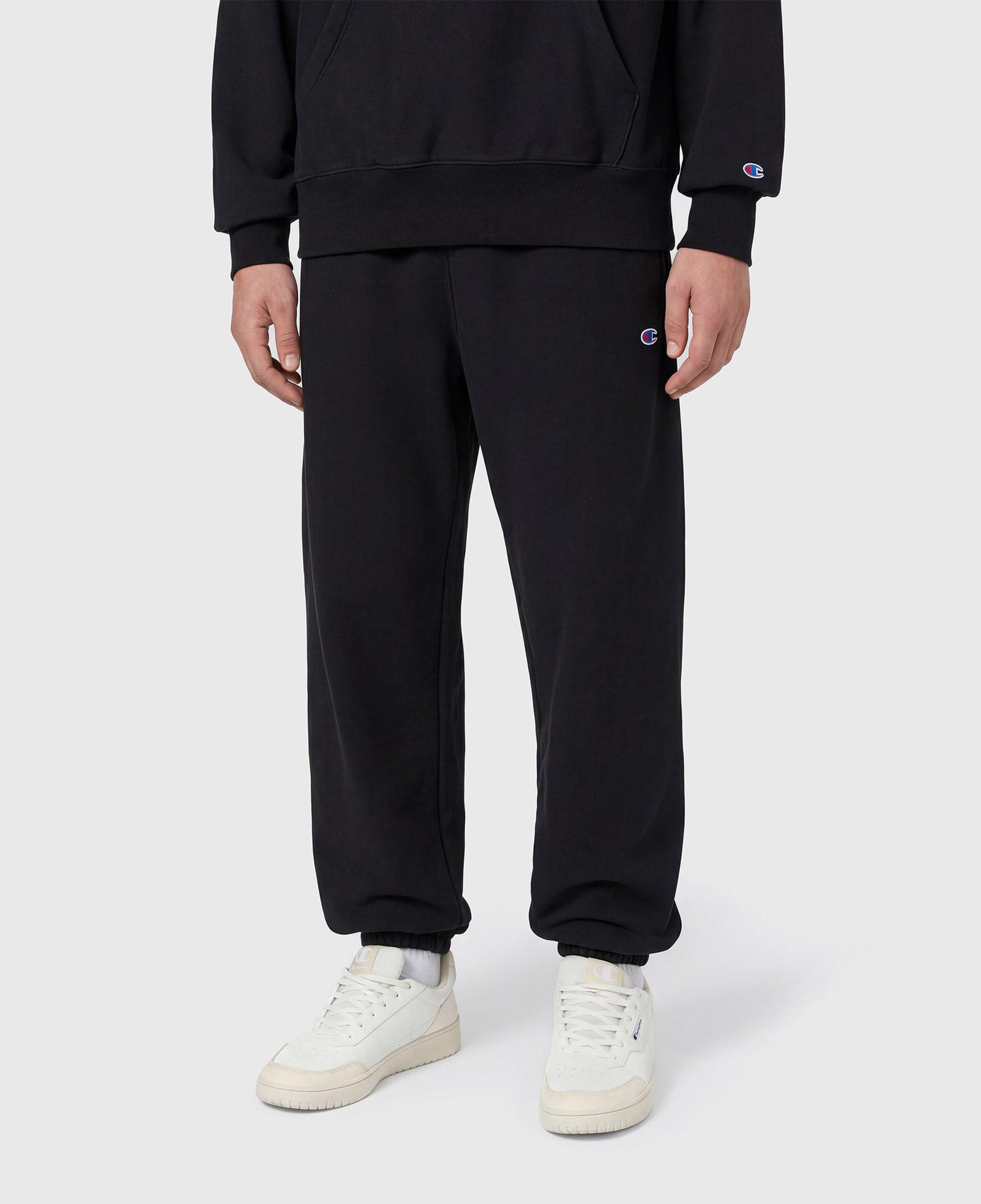 Champion Elastic Cuff Erkek Siyah Eşofman Altı