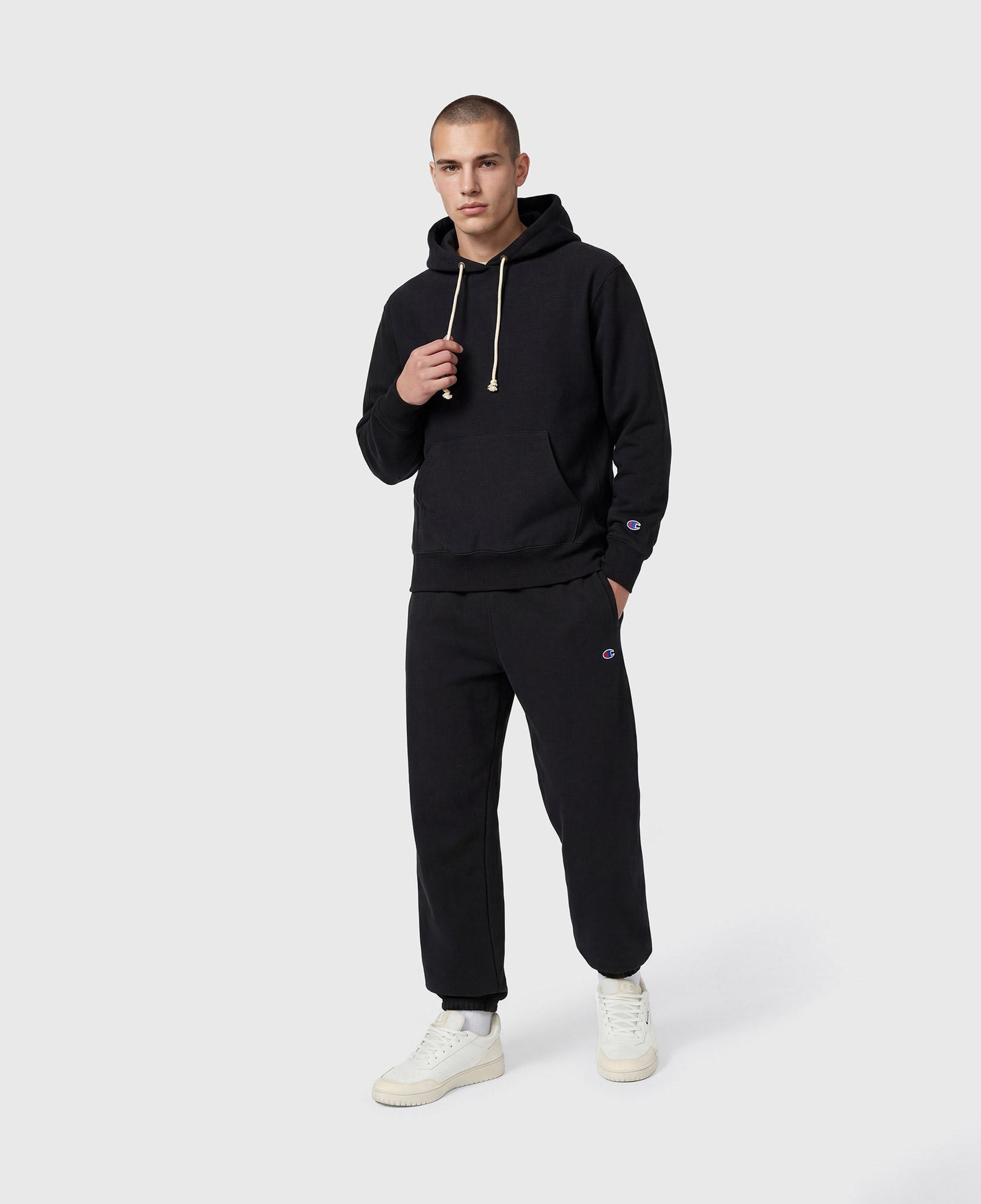 Champion Elastic Cuff Erkek Siyah Eşofman Altı
