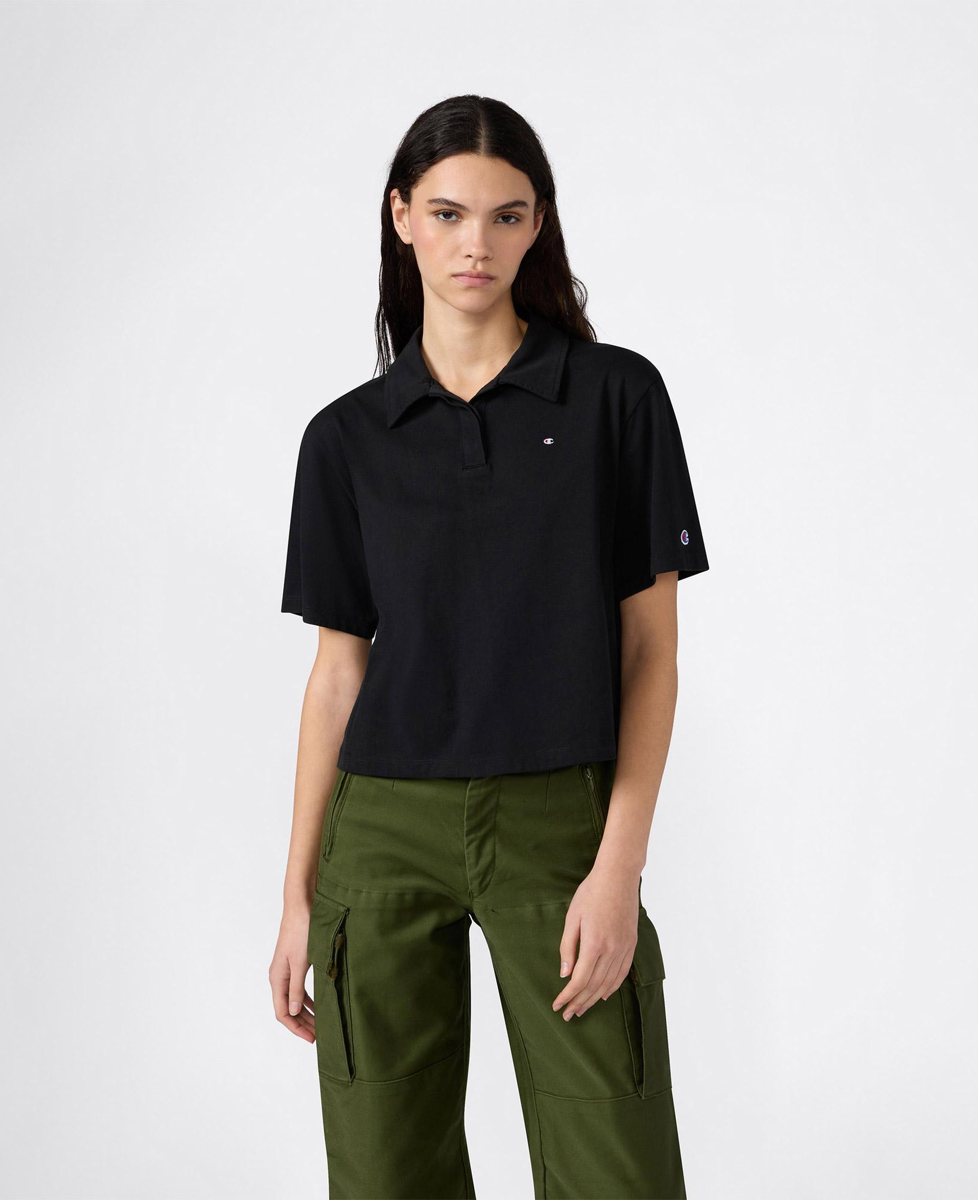 Champion Regular Fit Kadın Siyah T-Shirt