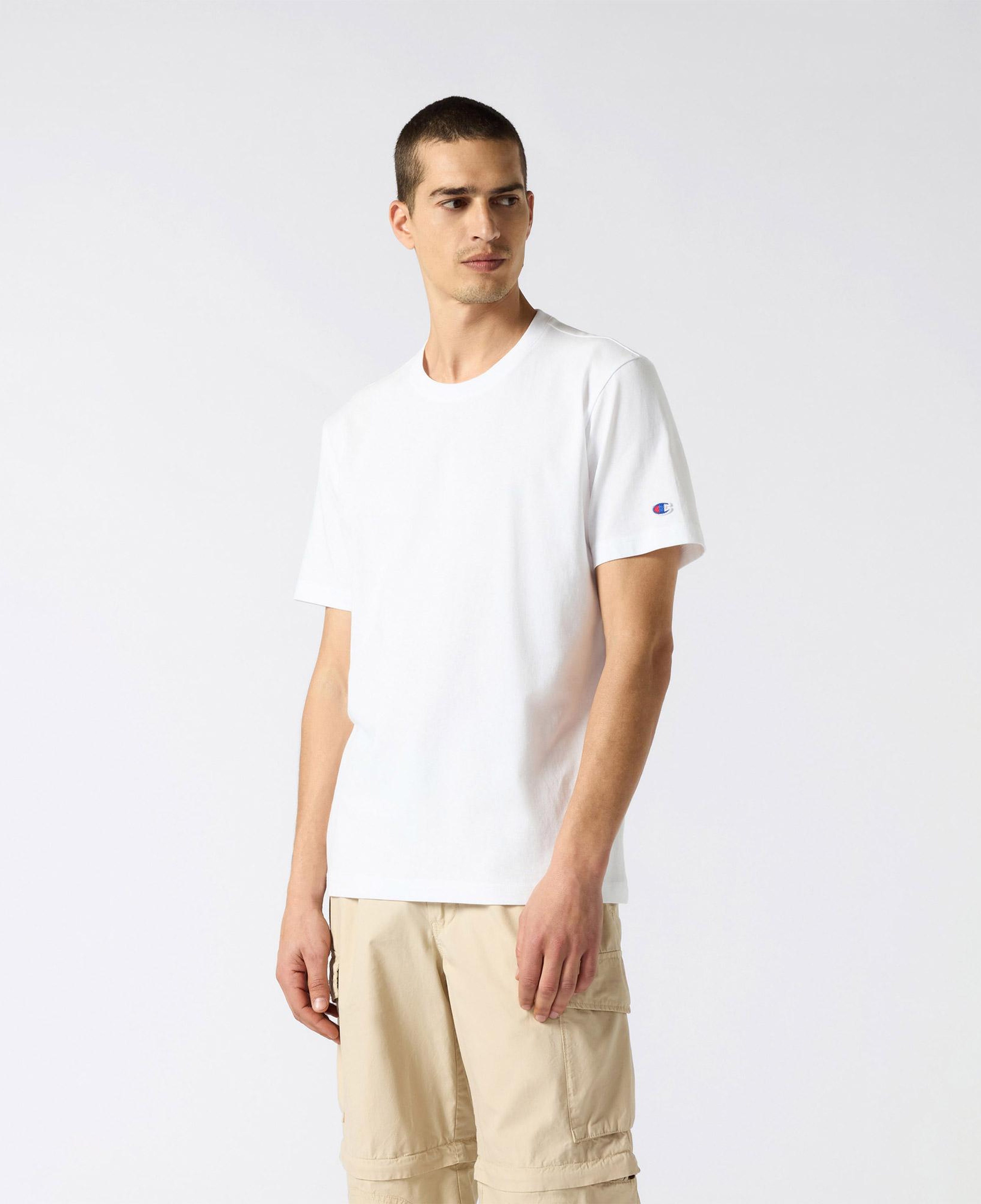 Champion Relaxed Fit Erkek Beyaz T-Shirt