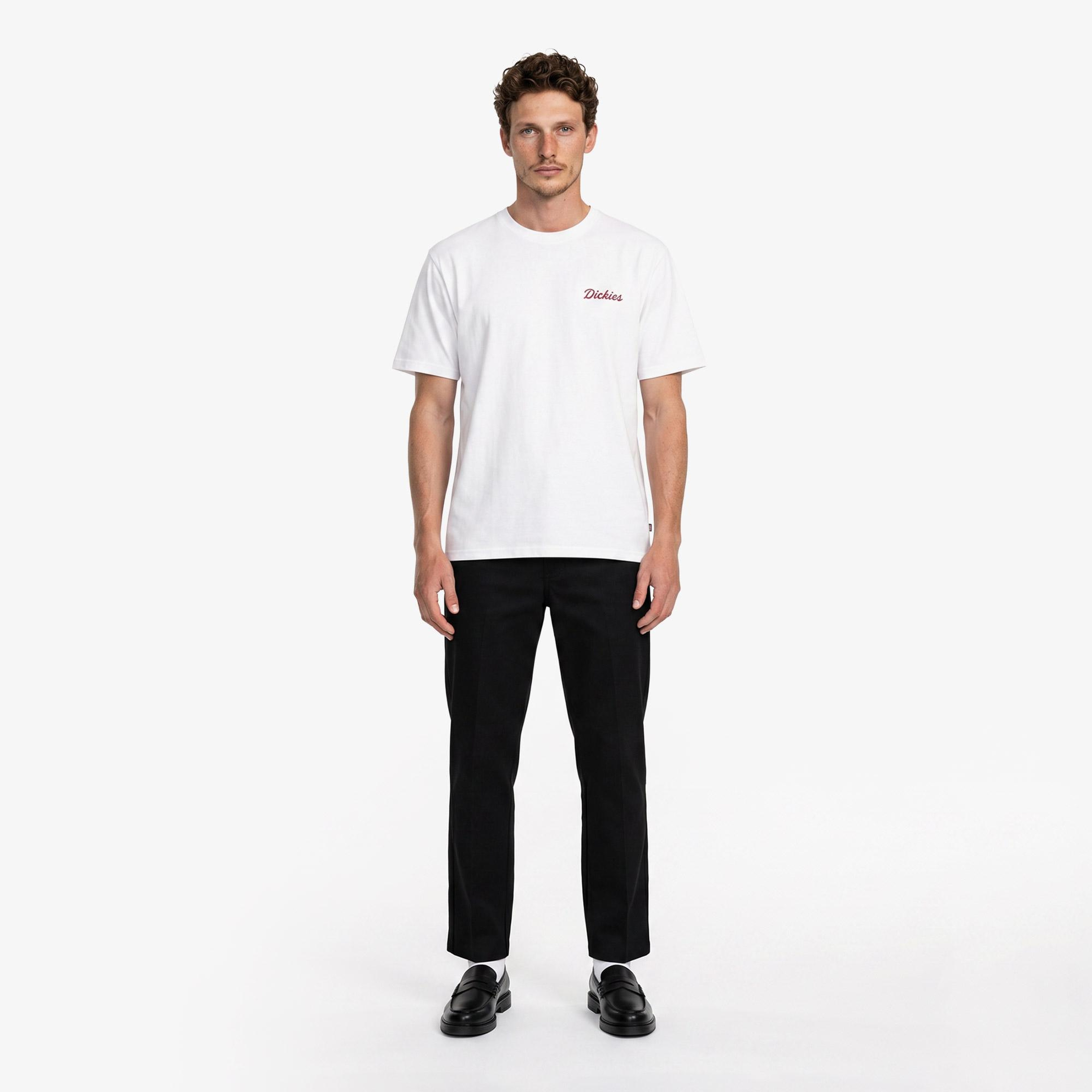 Dickies Wellsville Erkek Beyaz T-Shirt