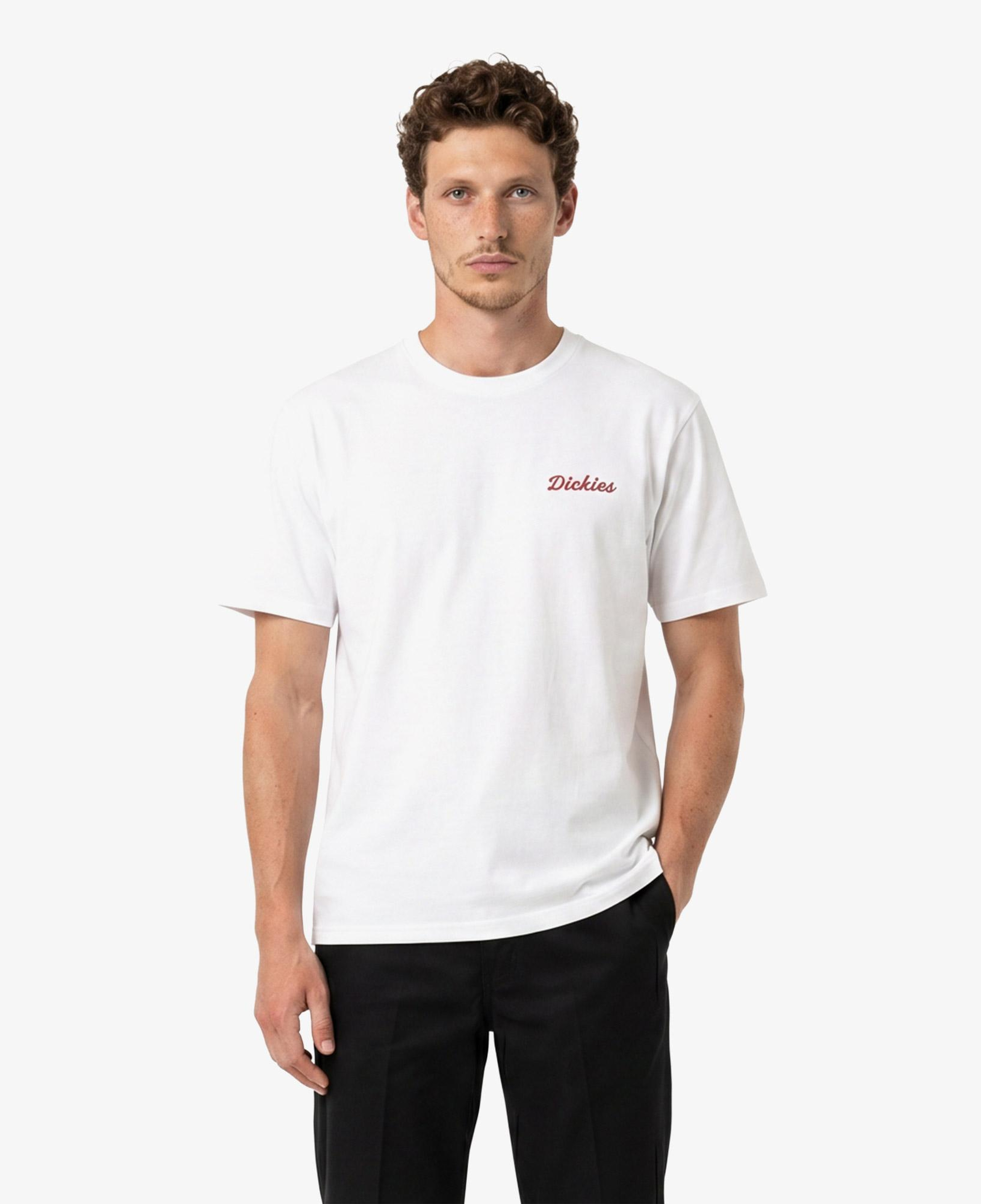 Dickies Wellsville Erkek Beyaz T-Shirt