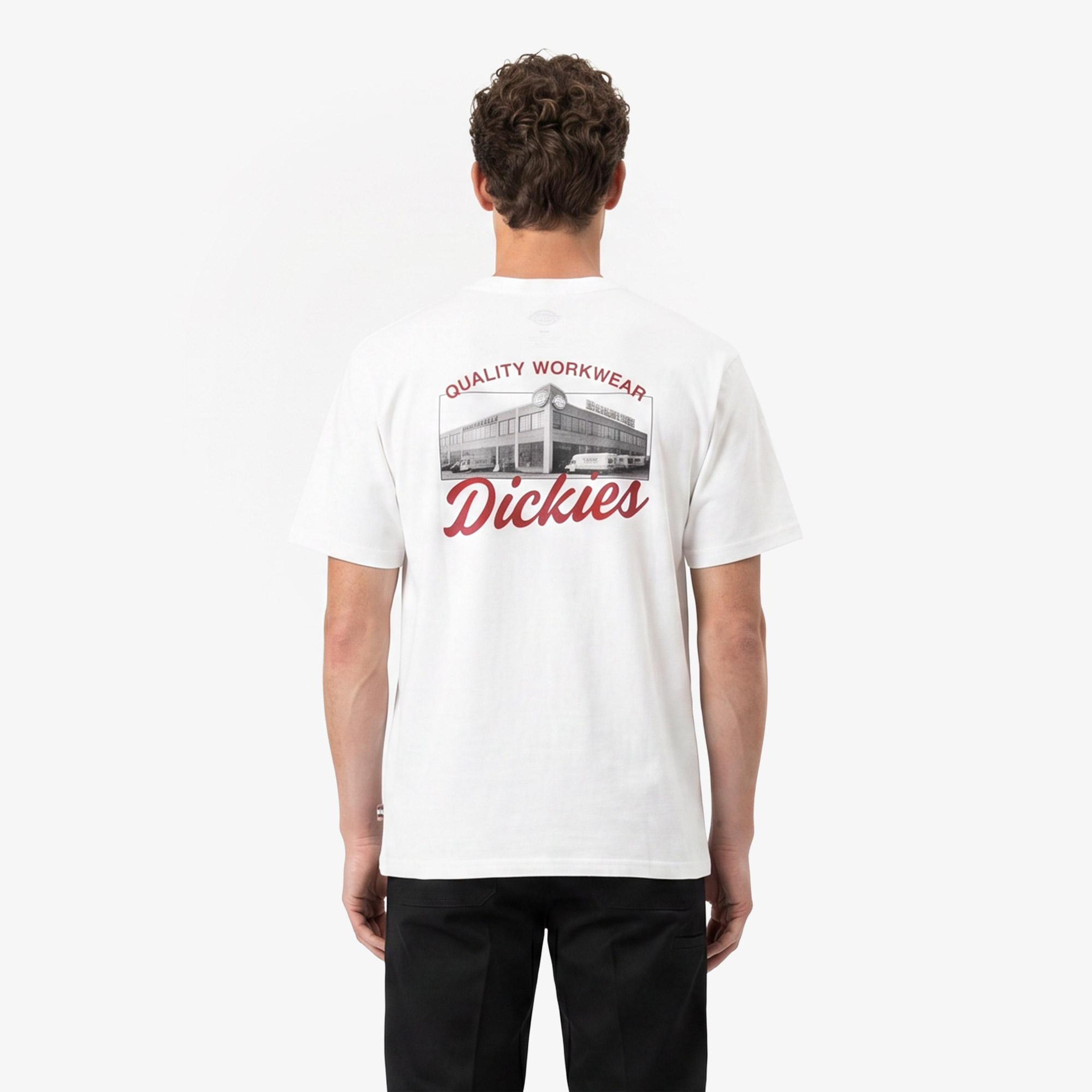 Dickies Wellsville Erkek Beyaz T-Shirt