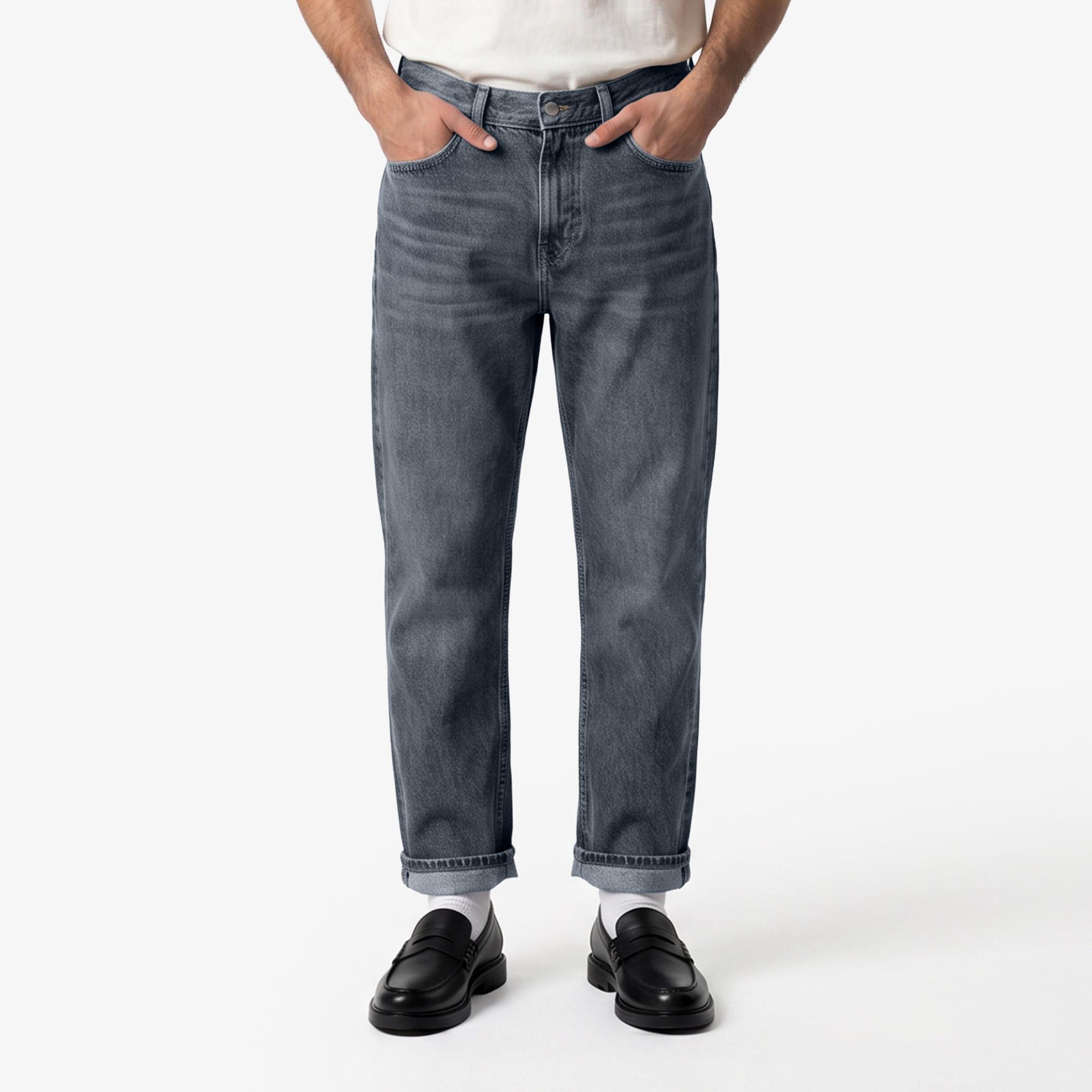 Dickies 958 Baggy Tapered Work Erkek Mavi Pantolon