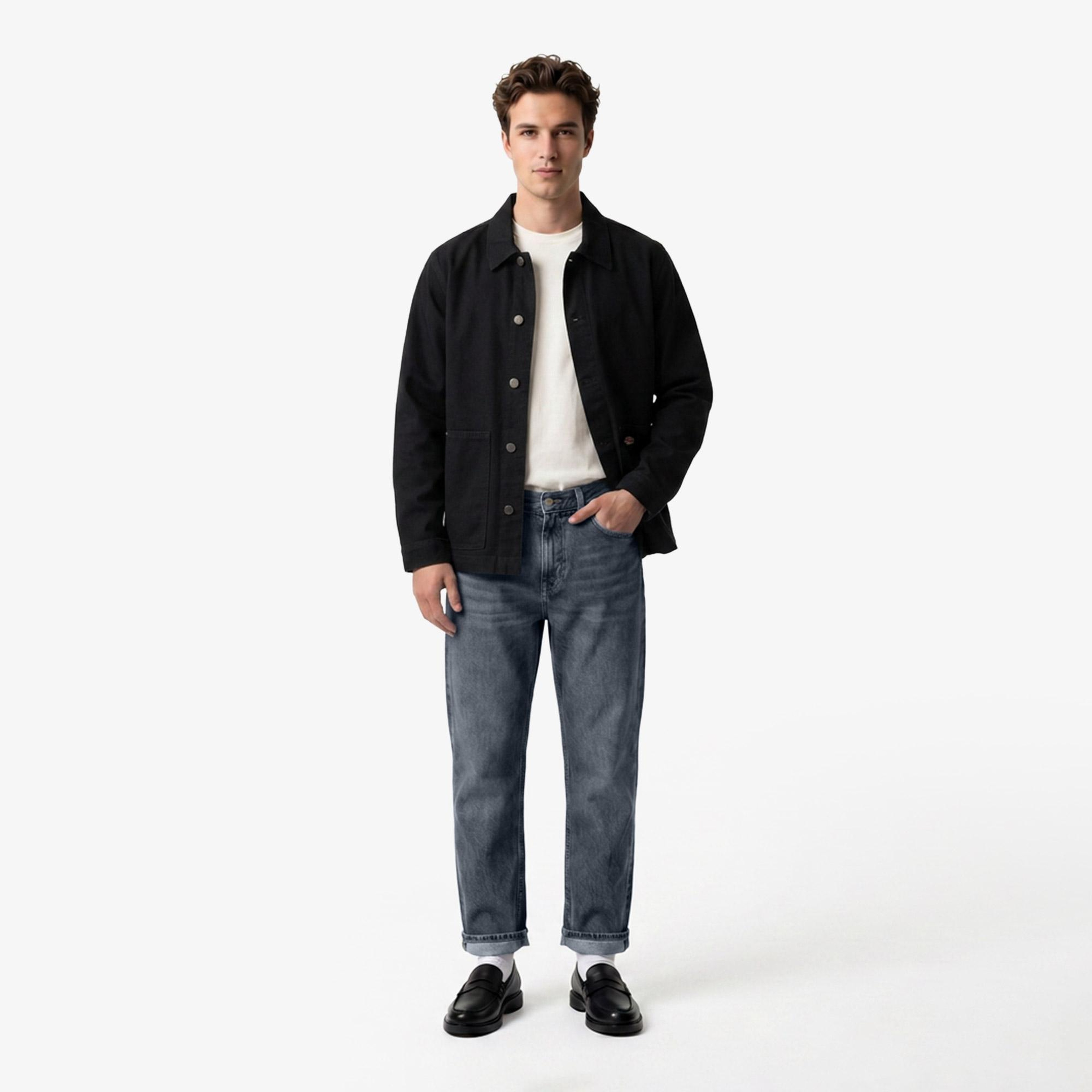 Dickies 958 Baggy Tapered Work Erkek Mavi Pantolon