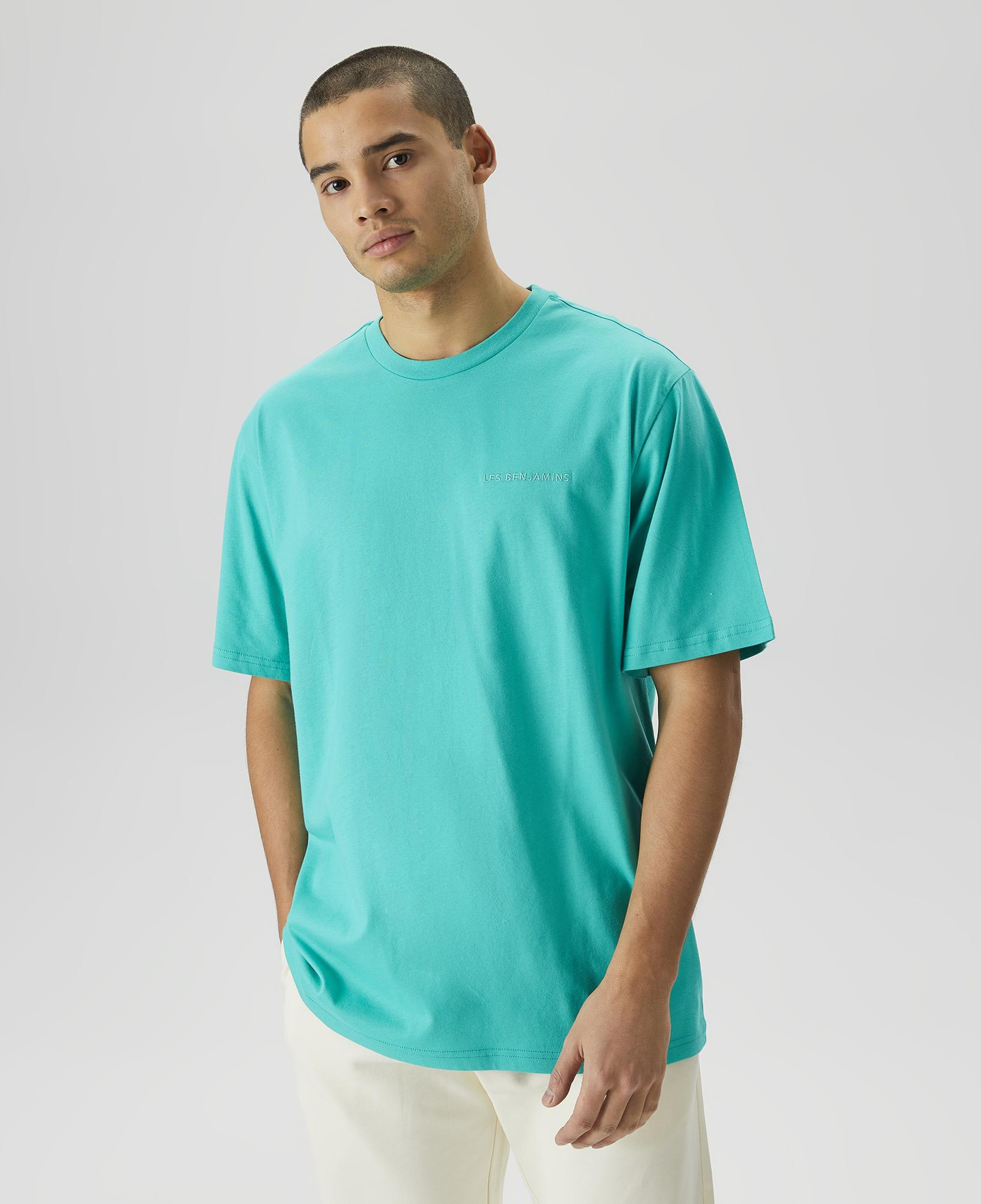 Les Benjamins Essential Erkek Yeşil T-Shirt