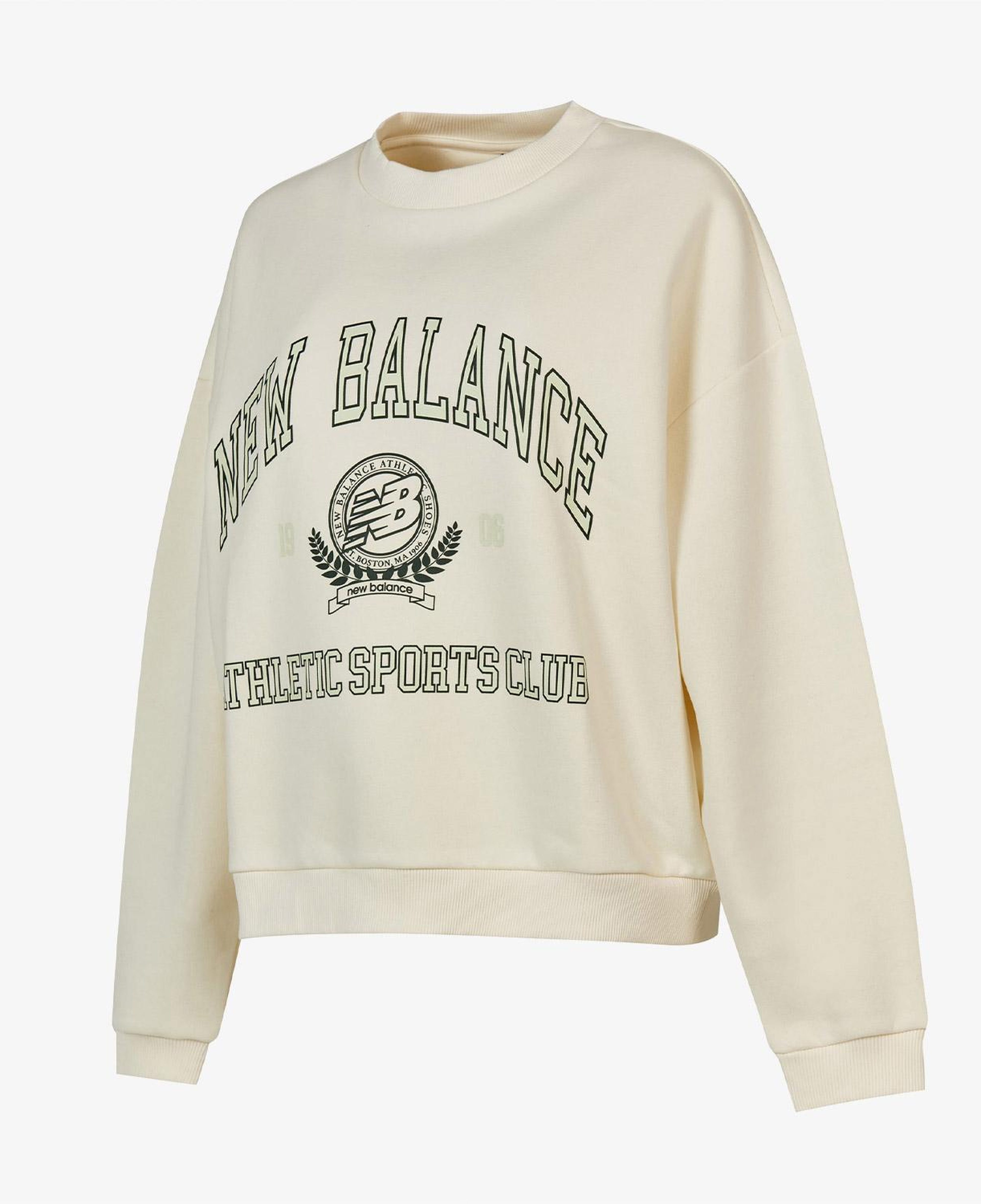 New Balance WNC3404 Kadın Beyaz Sweatshirt