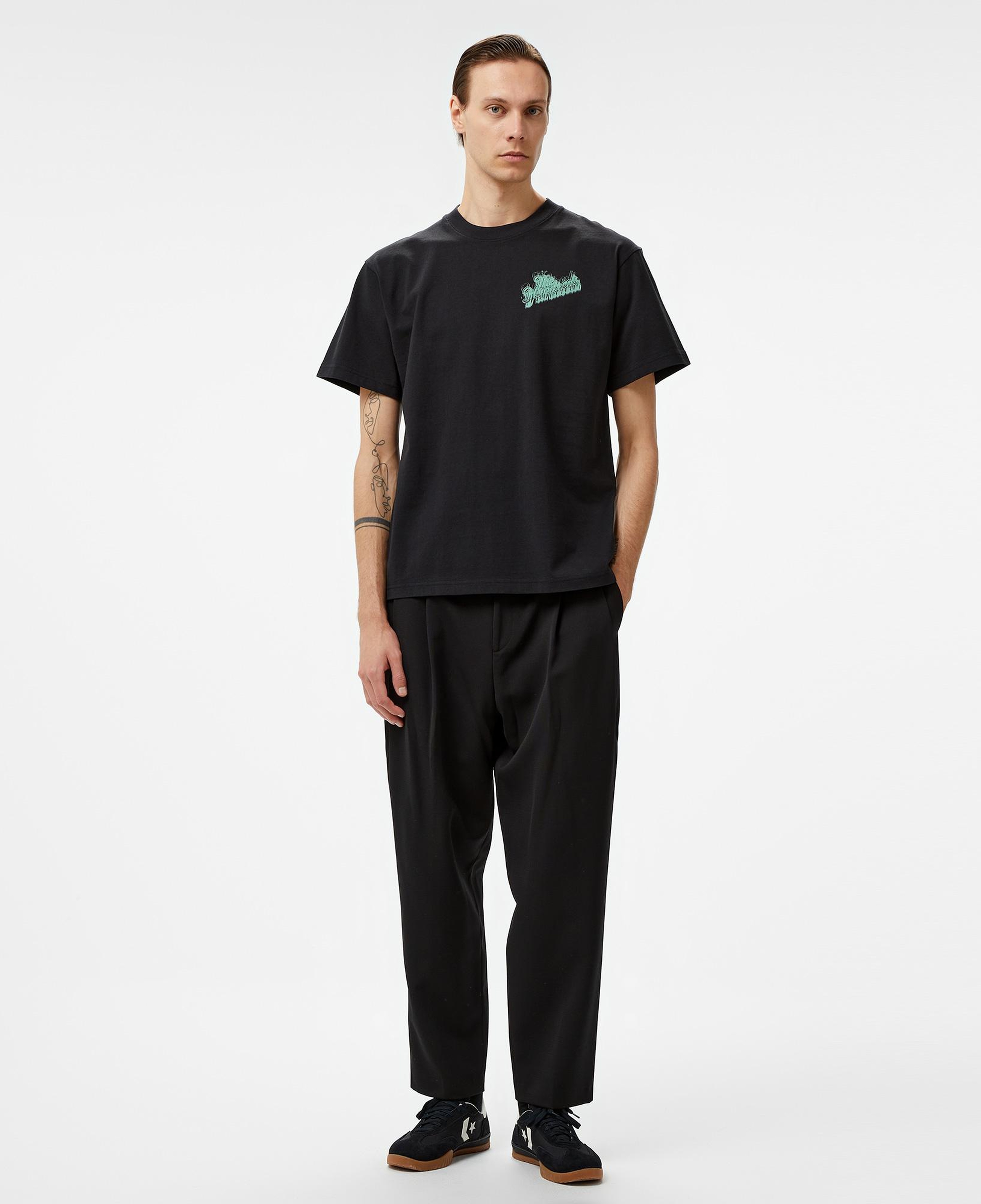 The Hundreds Blurred Slant Erkek Siyah T-Shirt
