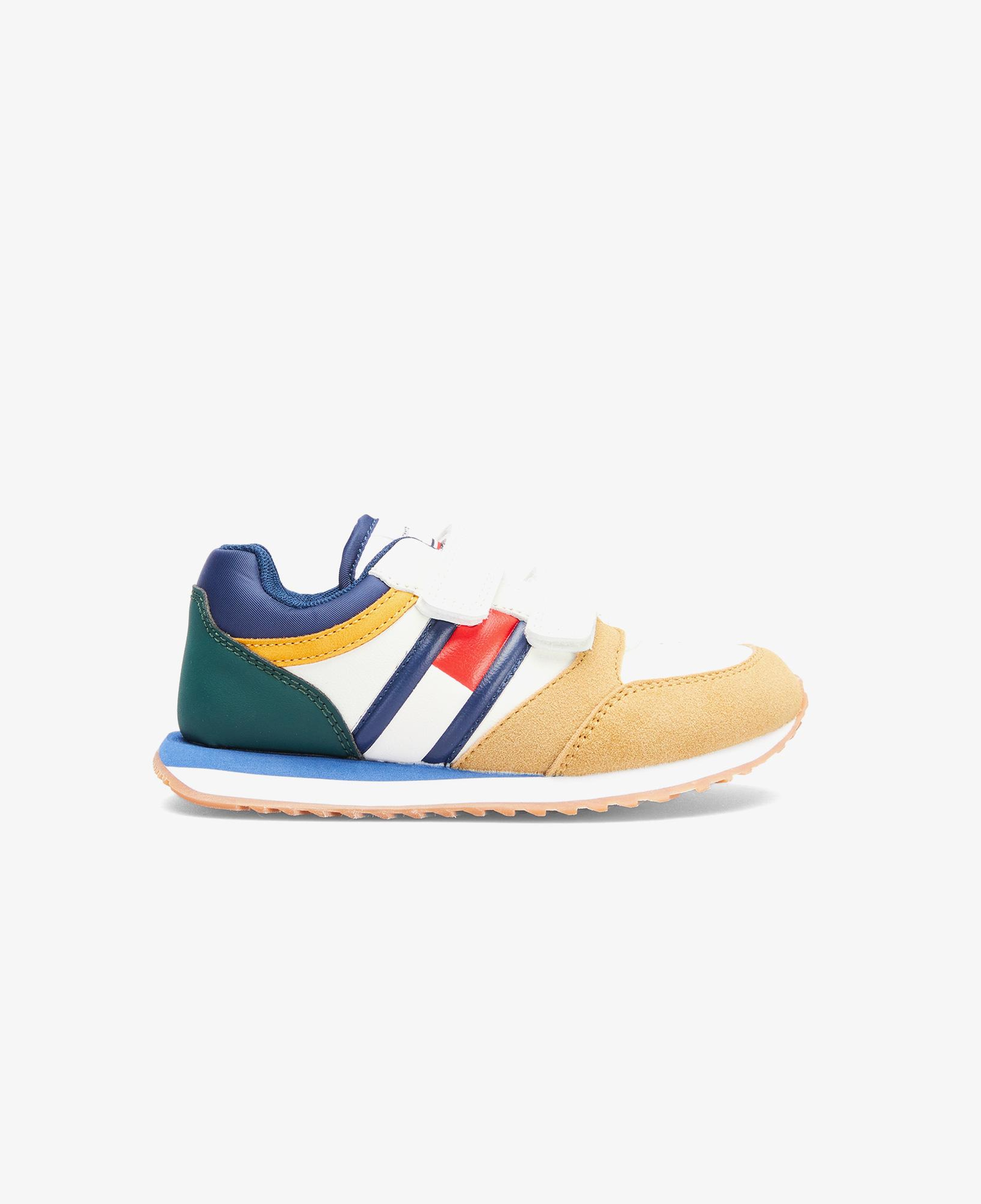 Tommy Hilfiger Flag Low Cut Velcro Çocuk Renkli Spor Ayakkabı