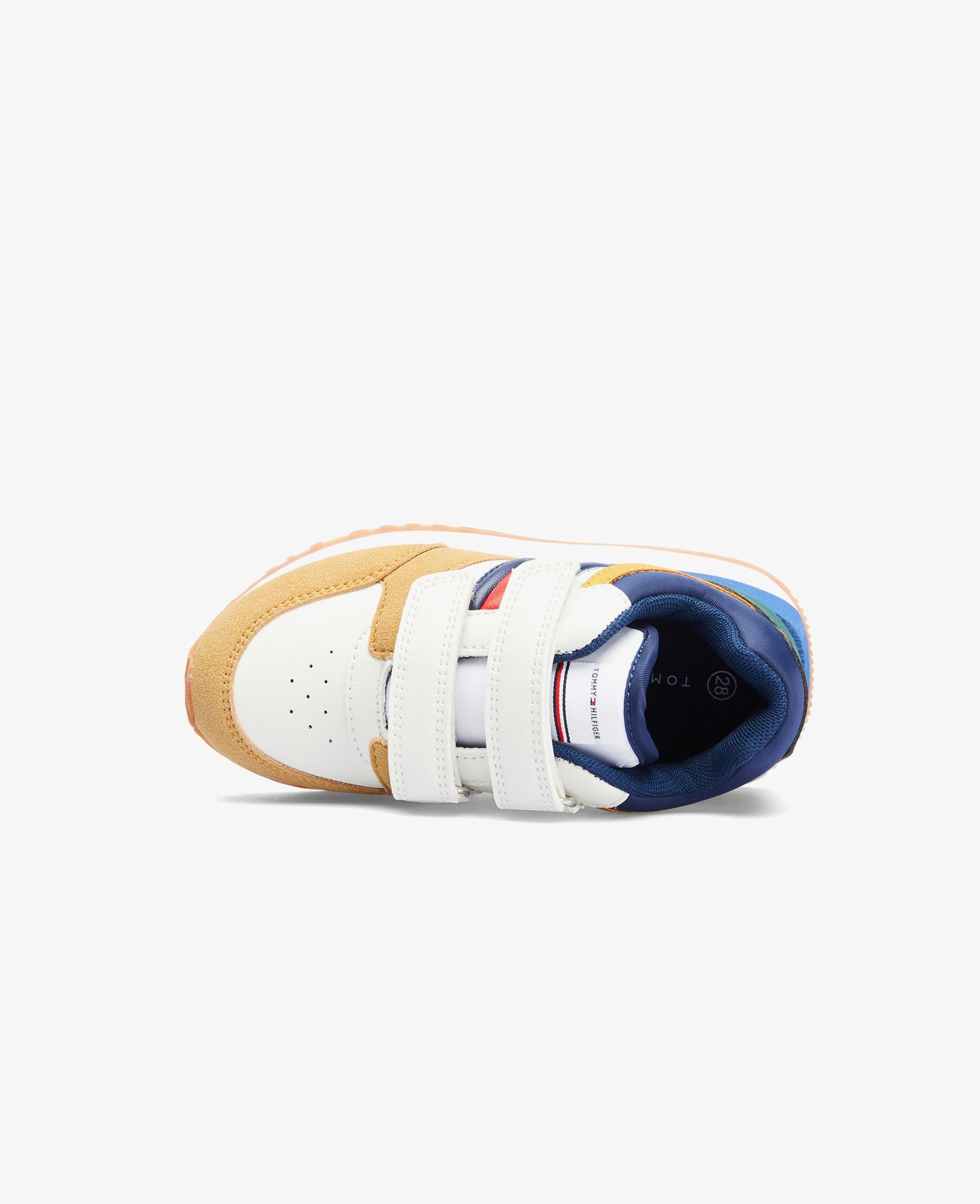 Tommy Hilfiger Flag Low Cut Velcro Çocuk Renkli Spor Ayakkabı