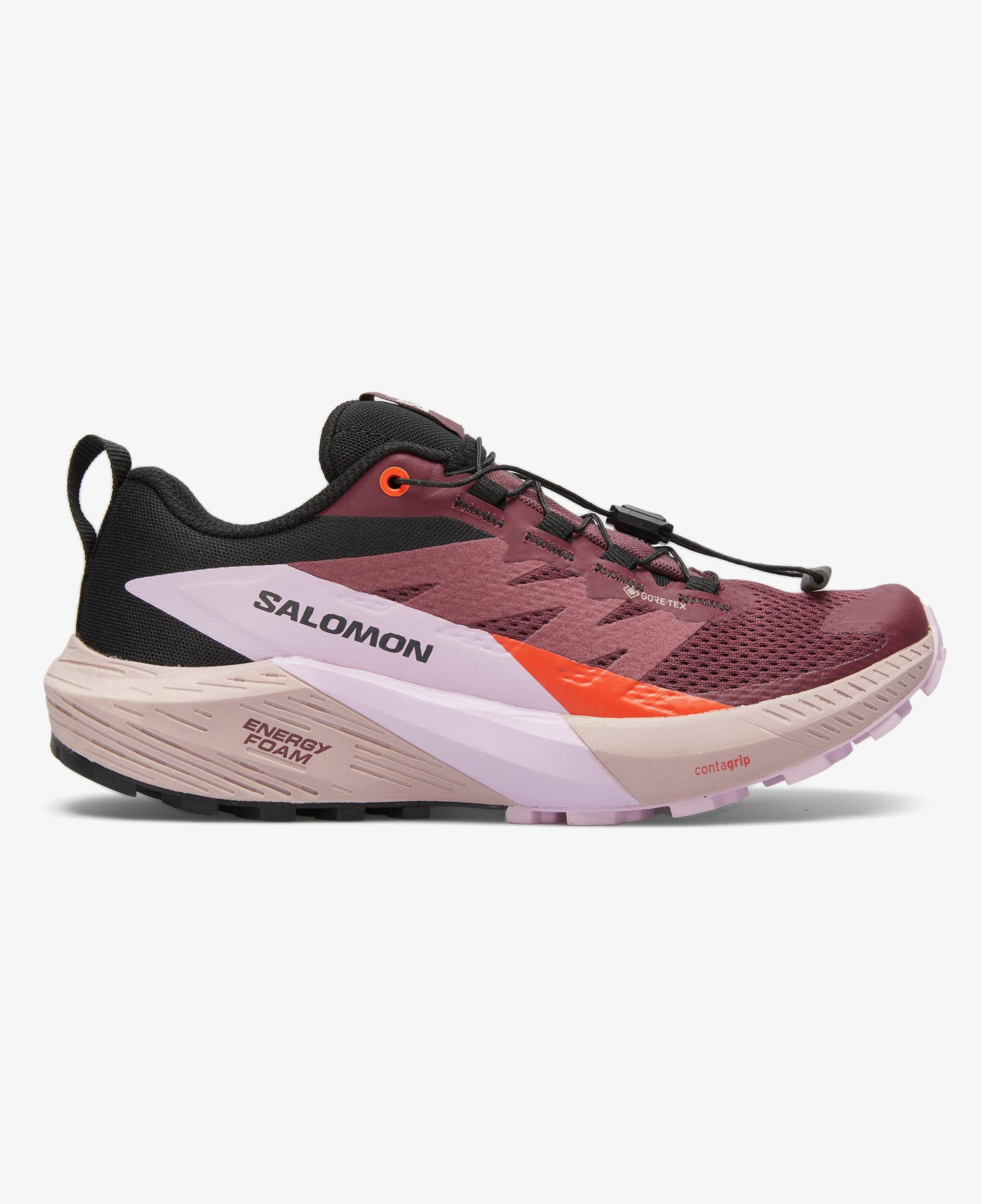 Salomon Sense Ride 5 Gore-Tex Trail Kadın Mor Koşu Ayakkabısı
