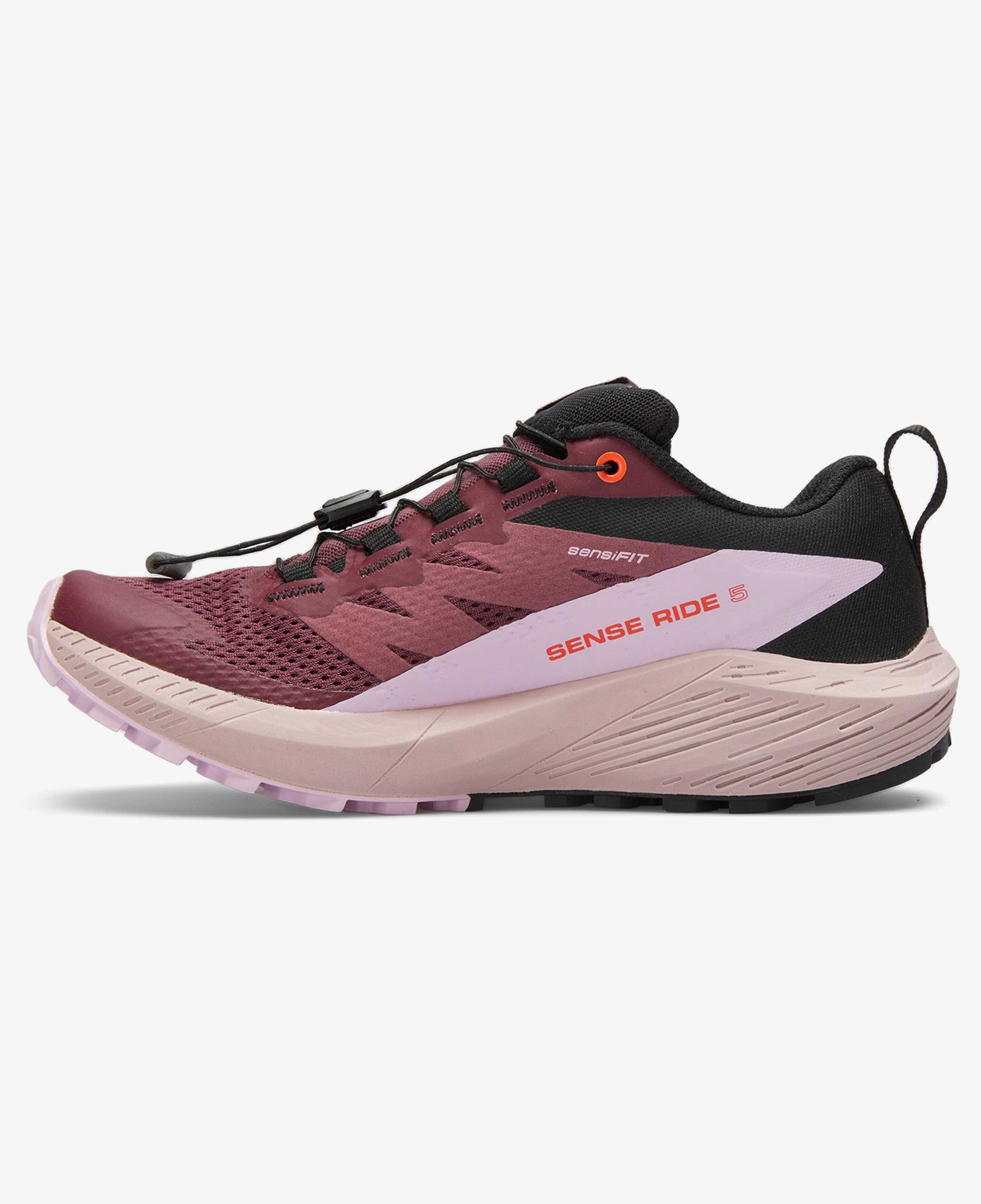 Salomon Sense Ride 5 Gore-Tex Trail Kadın Mor Koşu Ayakkabısı