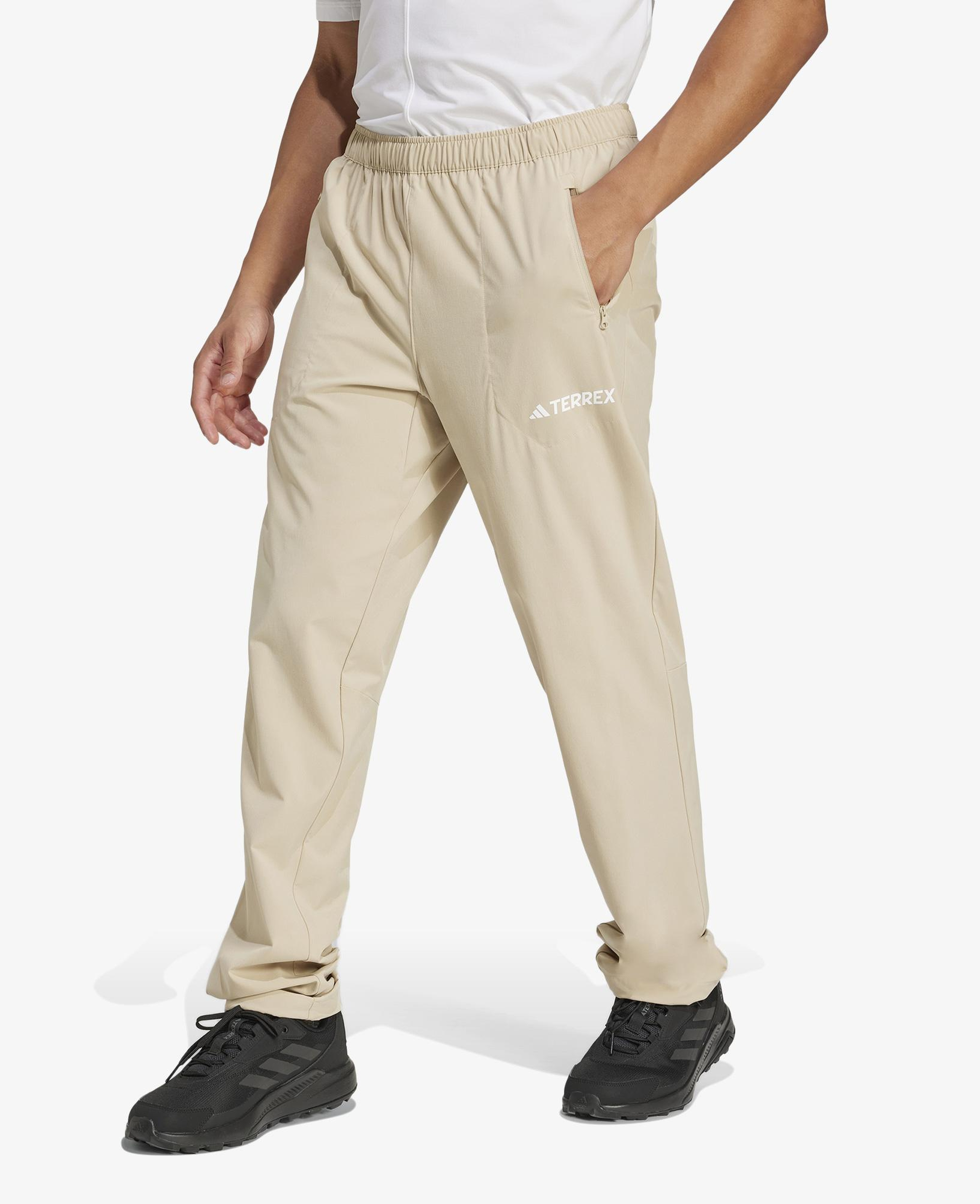 adidas Multi Essentials Strech Erkek Bej Eşofman Altı