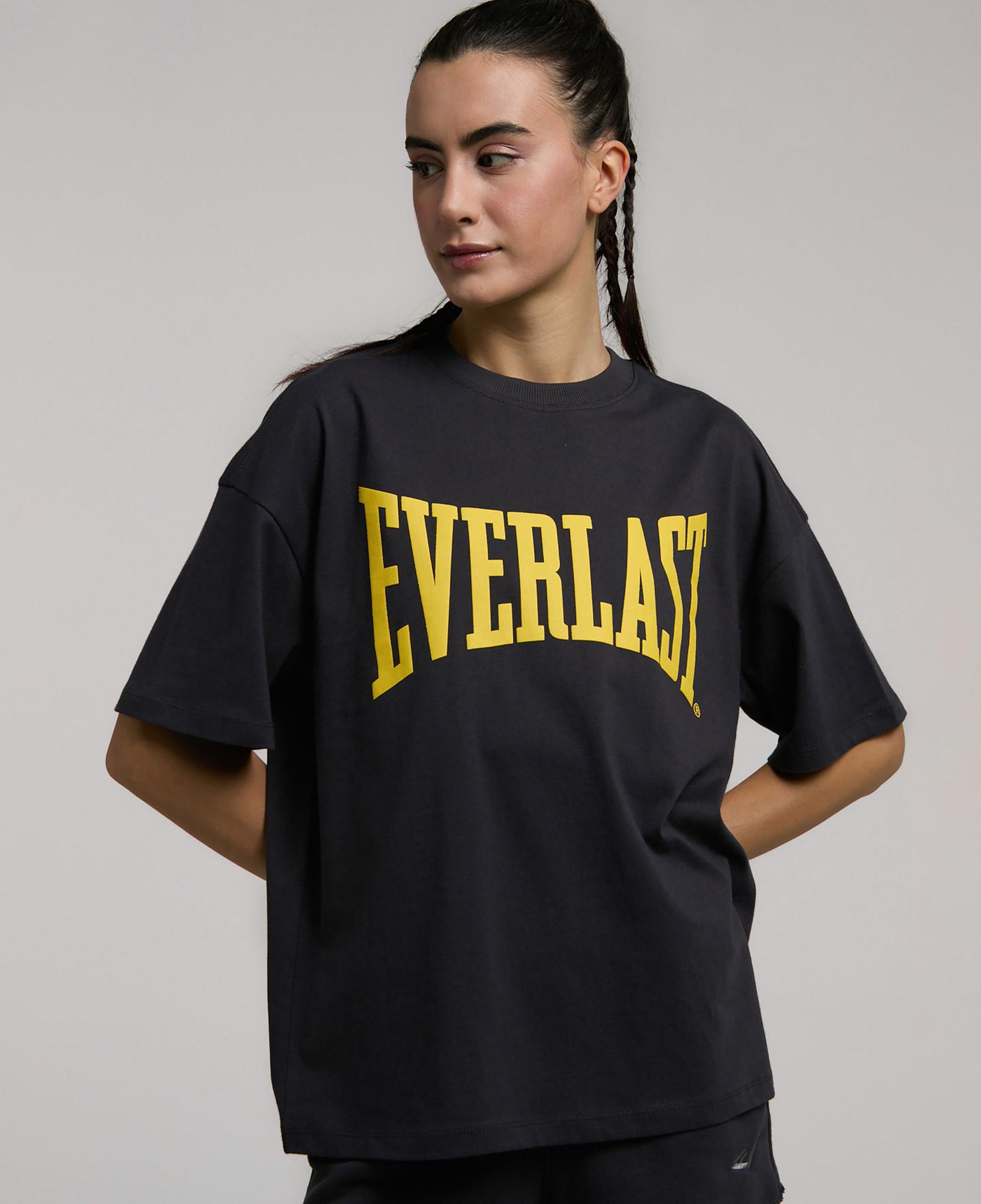 Everlast Ever Classics Wmn Oversize Gri Kadın T-Shirt
