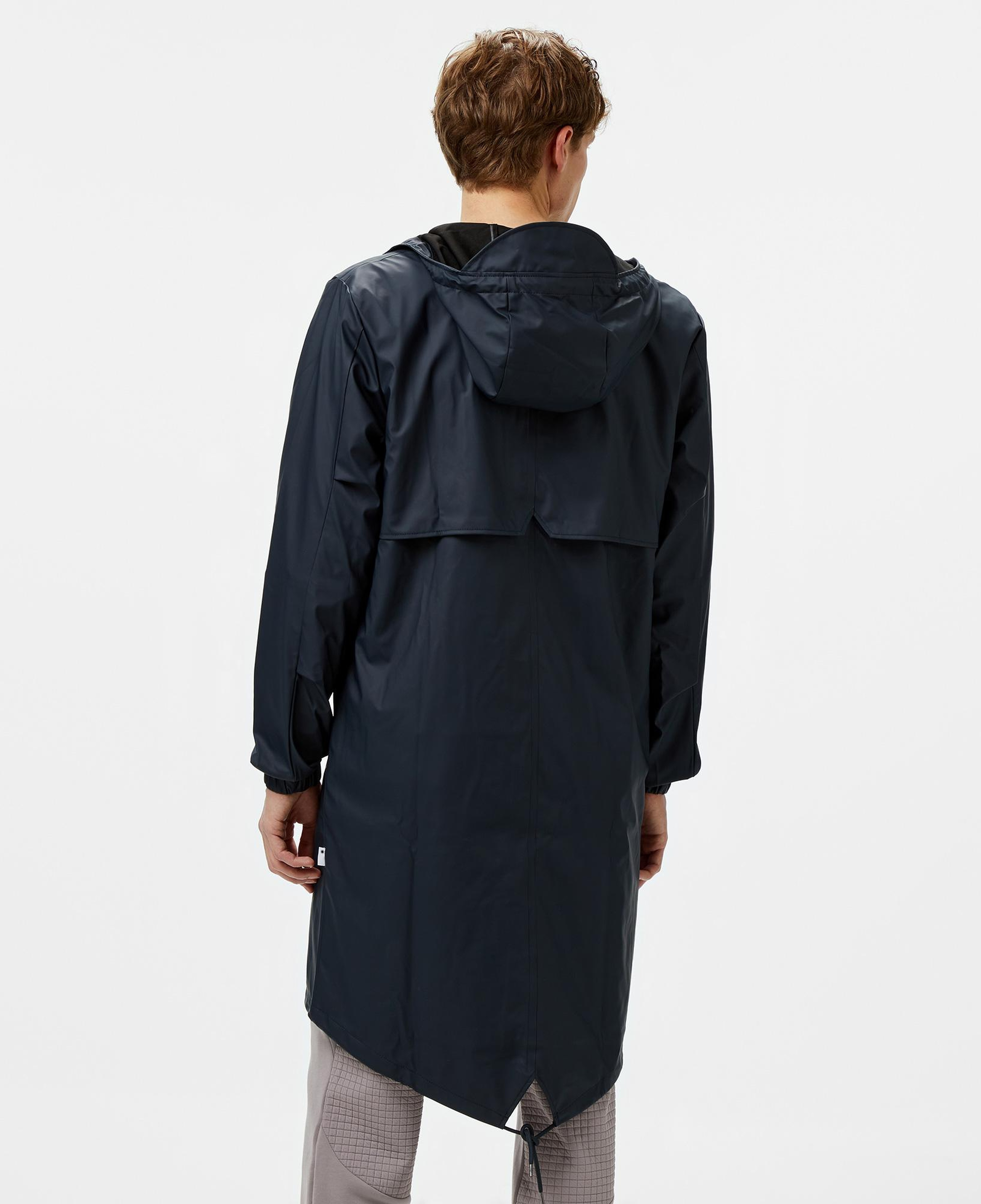 Rains Fishtail Parka W3 Unisex Lacivert Yağmurluk