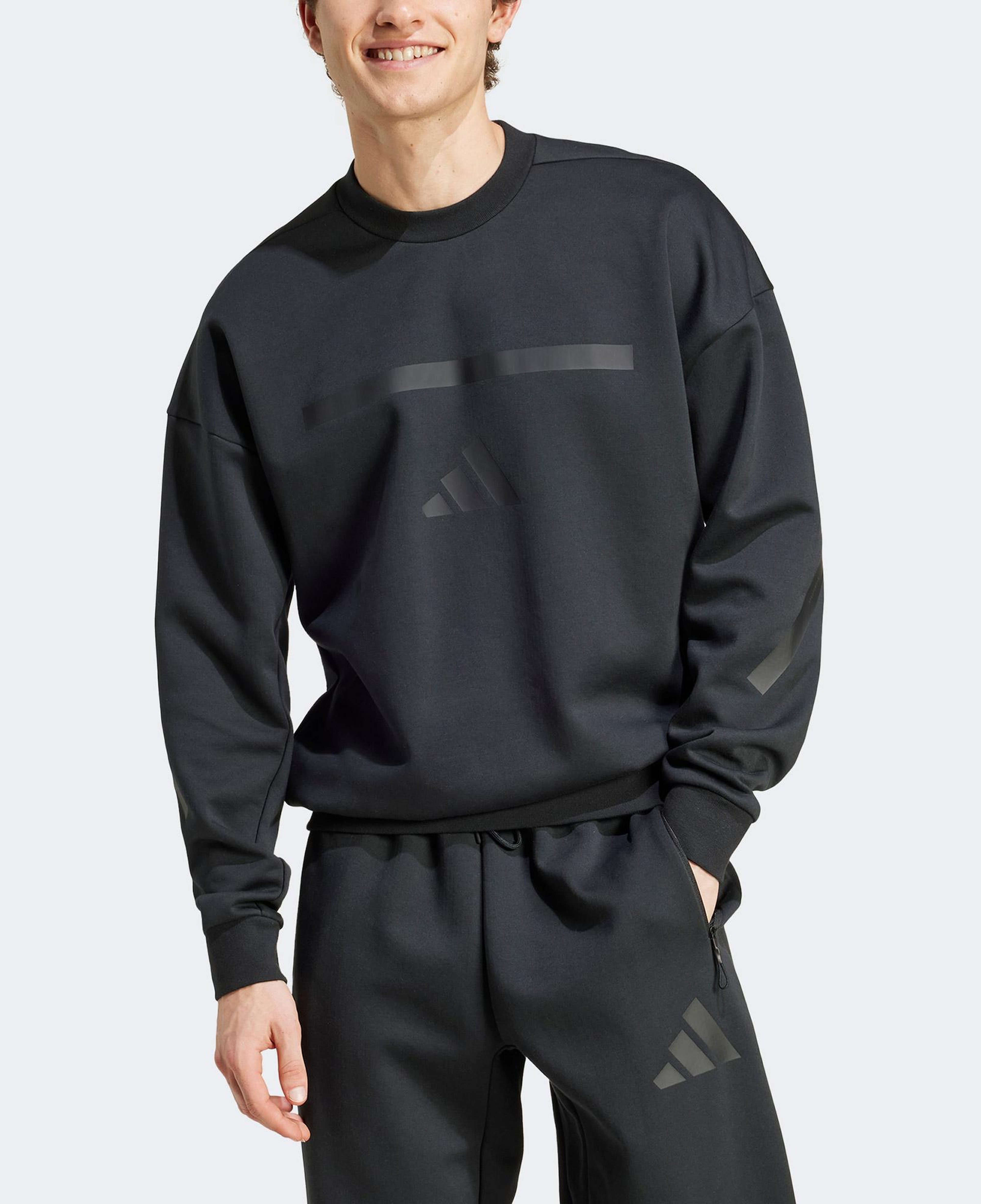 adidas Z.N.E Erkek Siyah Günlük Sweatshirt