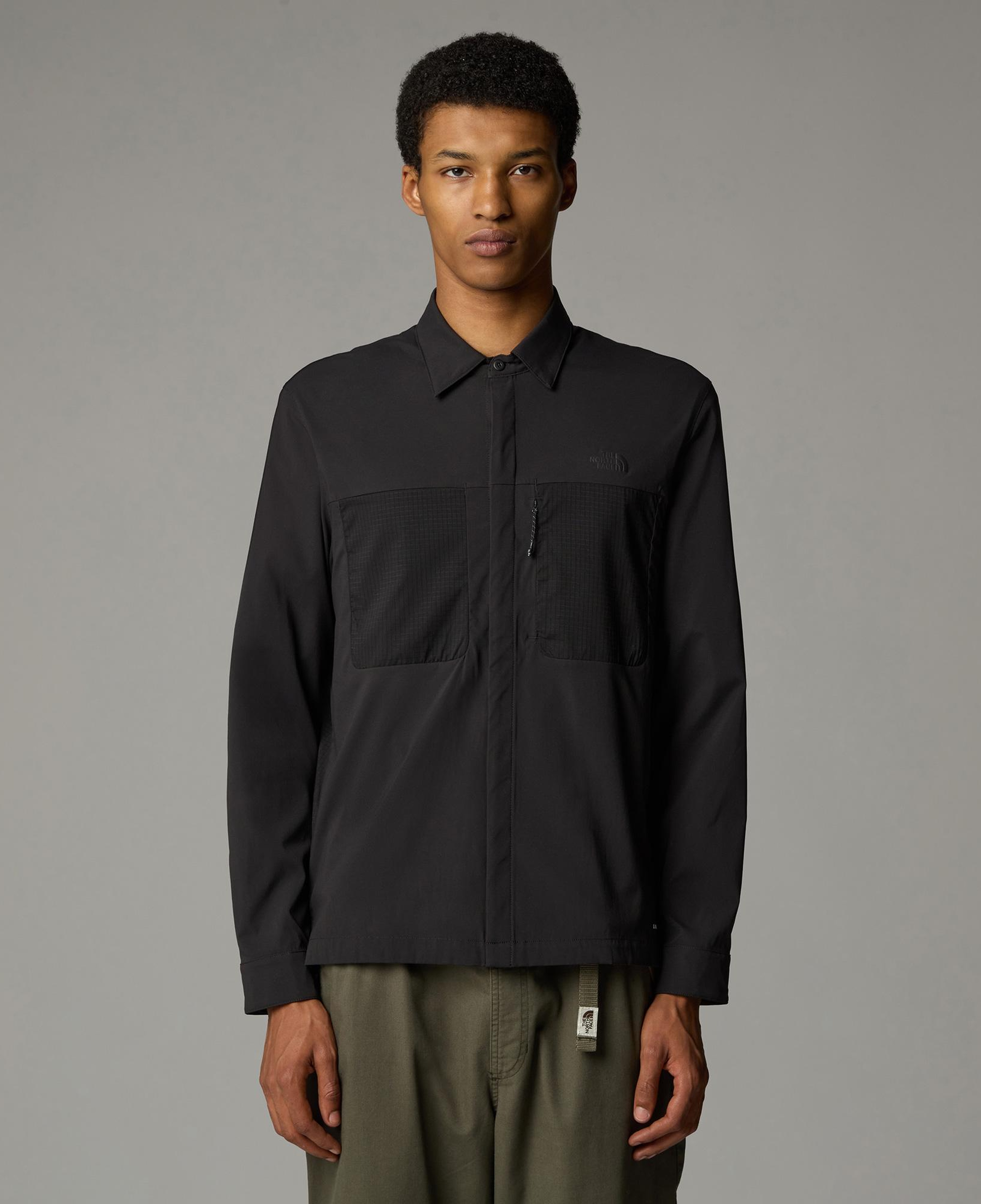 The North Face L/S Lightrange Erkek Siyah Gömlek