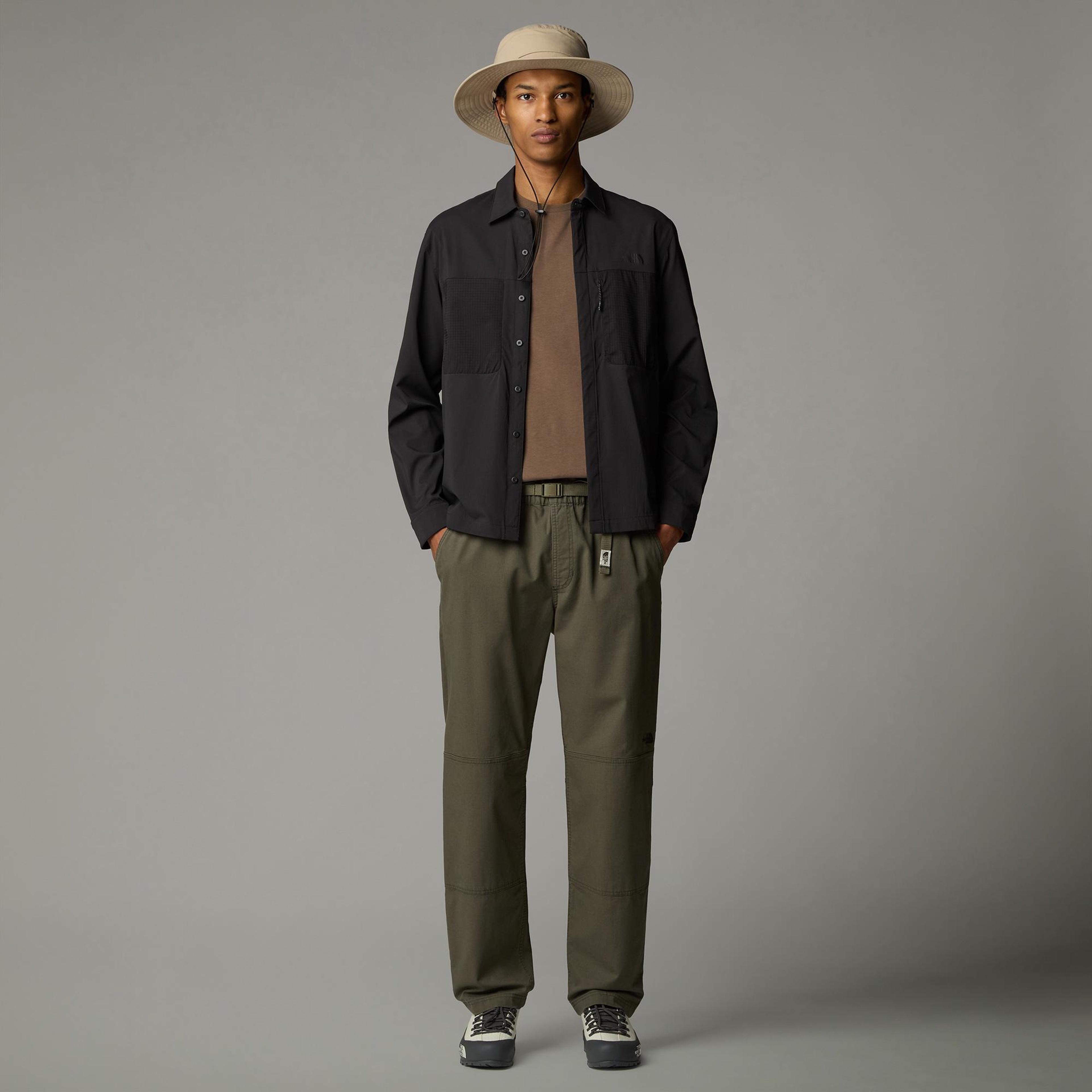 The North Face L/S Lightrange Erkek Siyah Gömlek