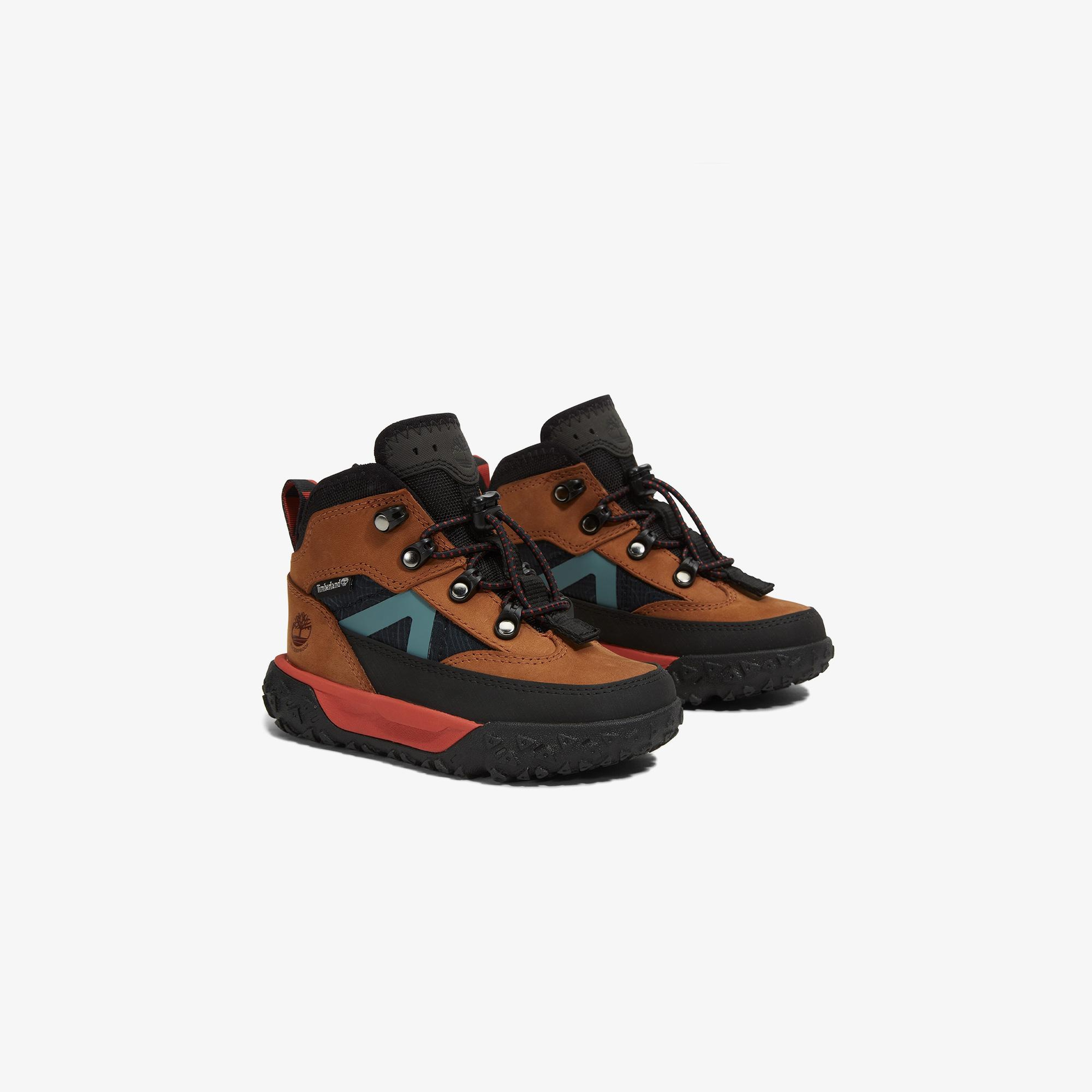 Timberland Mid Lace Up Waterproof Bebek Kahverengi Bot