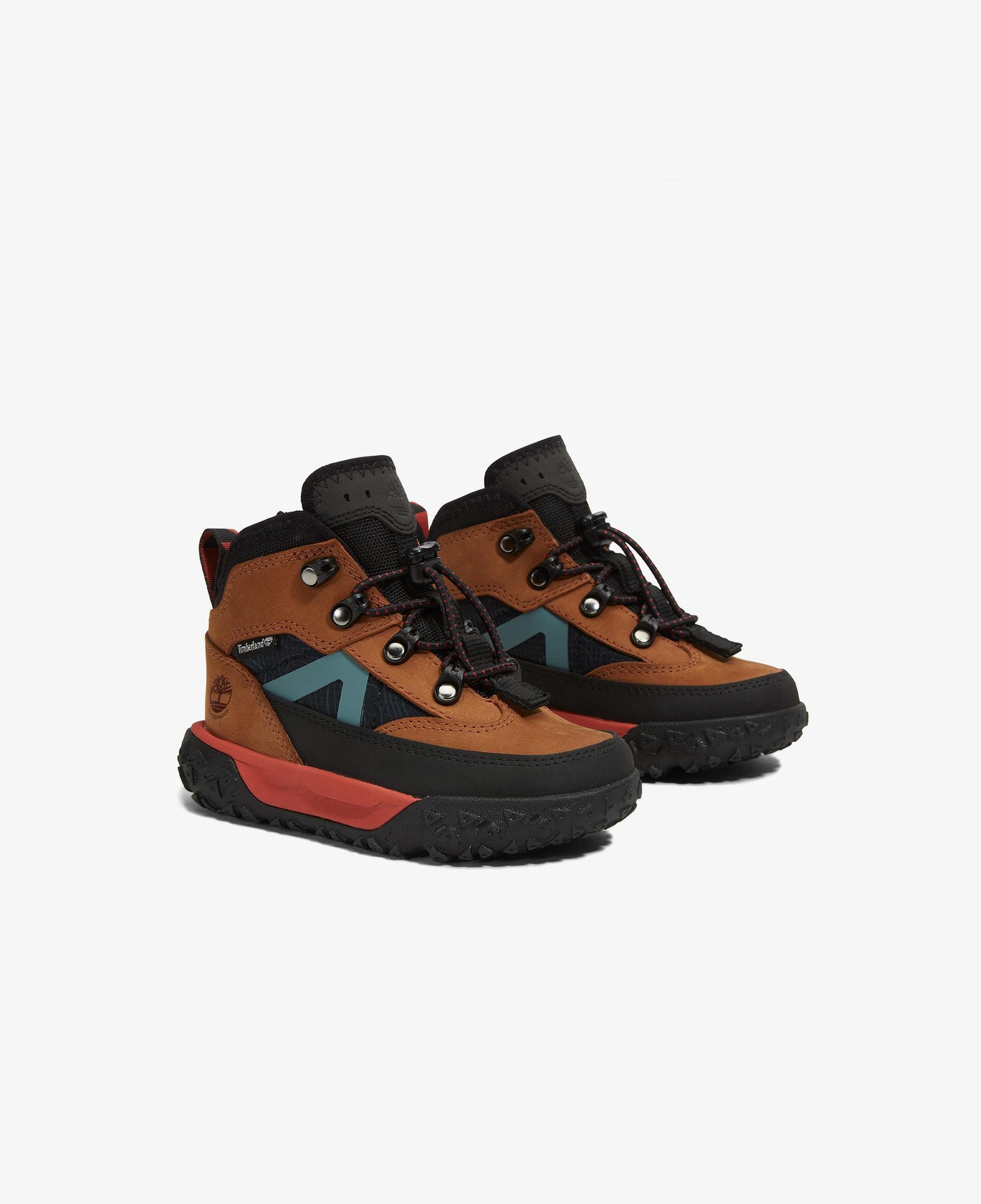 Timberland Mid Lace Up Waterproof Bebek Kahverengi Bot