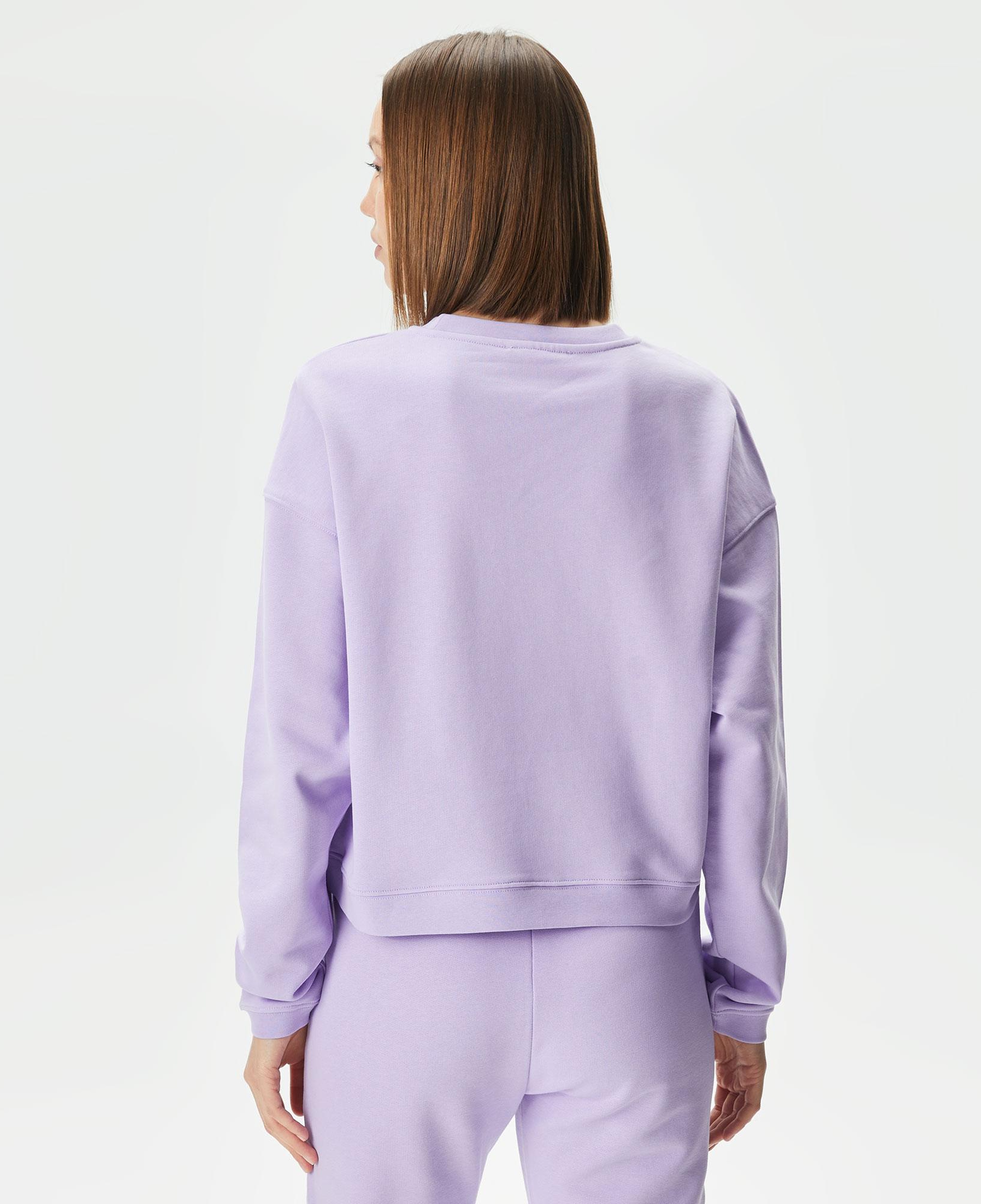 Les Benjamins Essential 303 Kadın Mor Sweatshirt