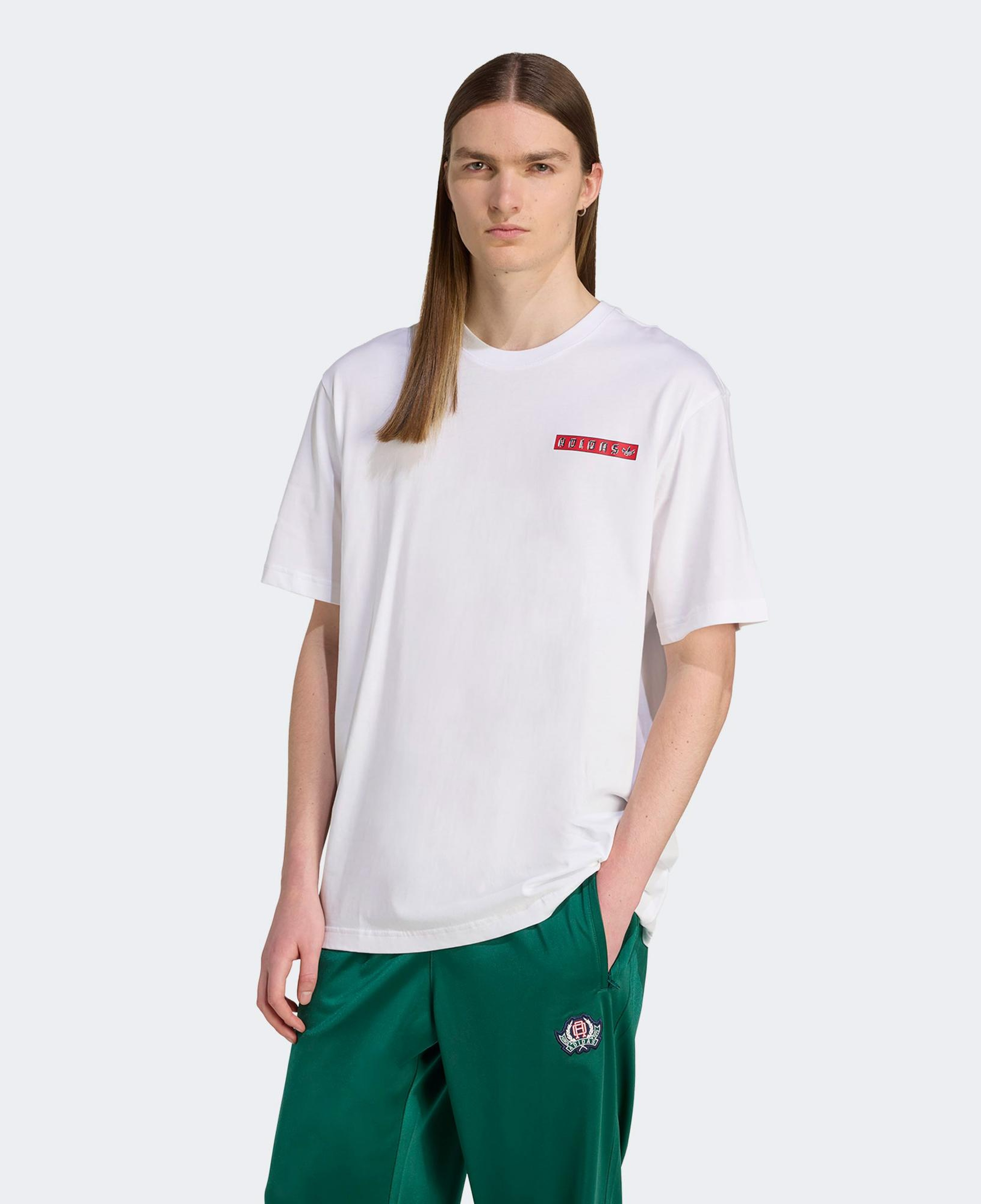 adidas Graphic  Erkek Beyaz T-Shirt