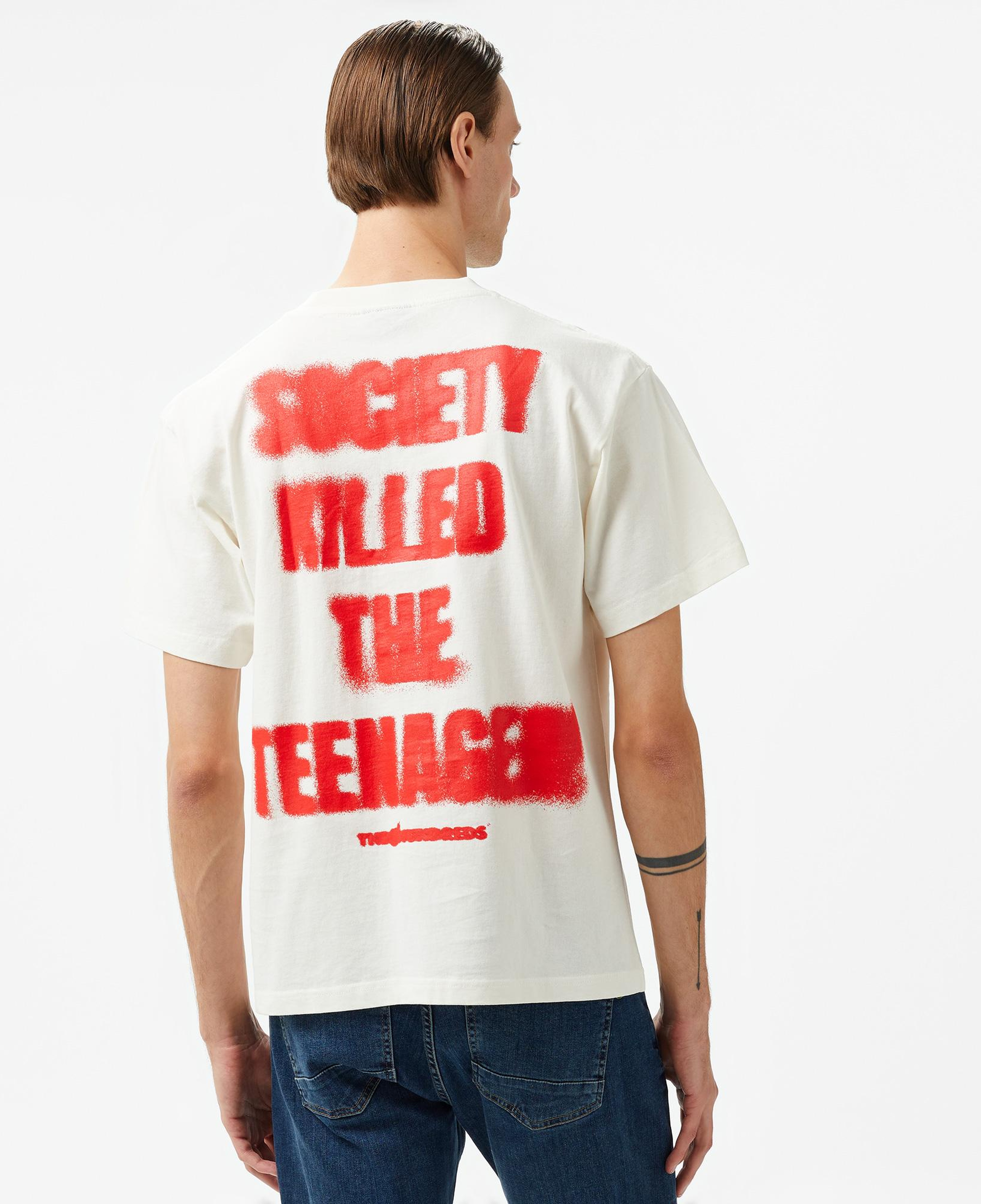 The Hundreds Society Kills Erkek Beyaz T-Shirt