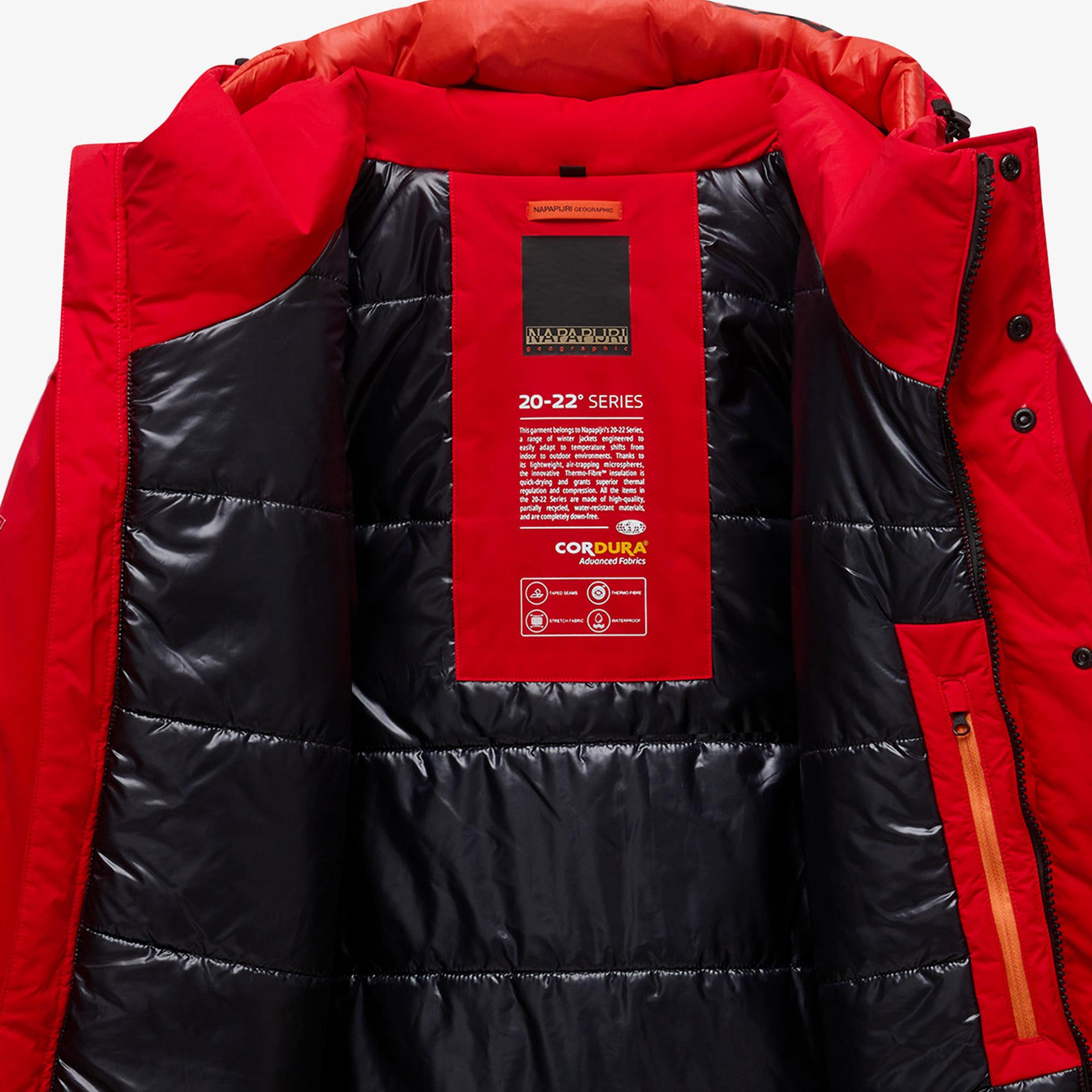 Napapijri 20-22 Parka Erkek Kırmızı Mont