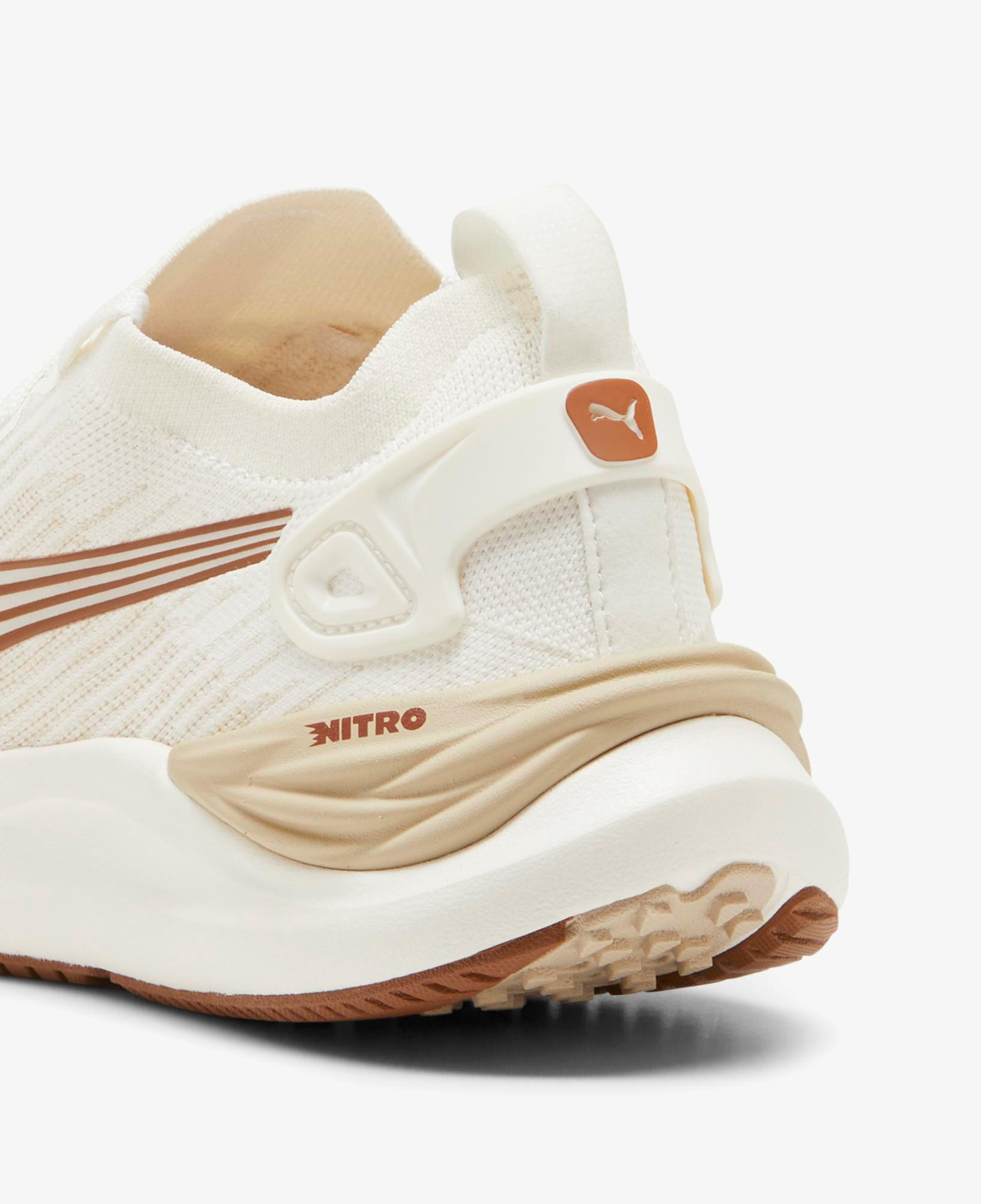 Puma Electrify Nitro 3 Knit Wn Kadın Krem Koşu Ayakkabısı