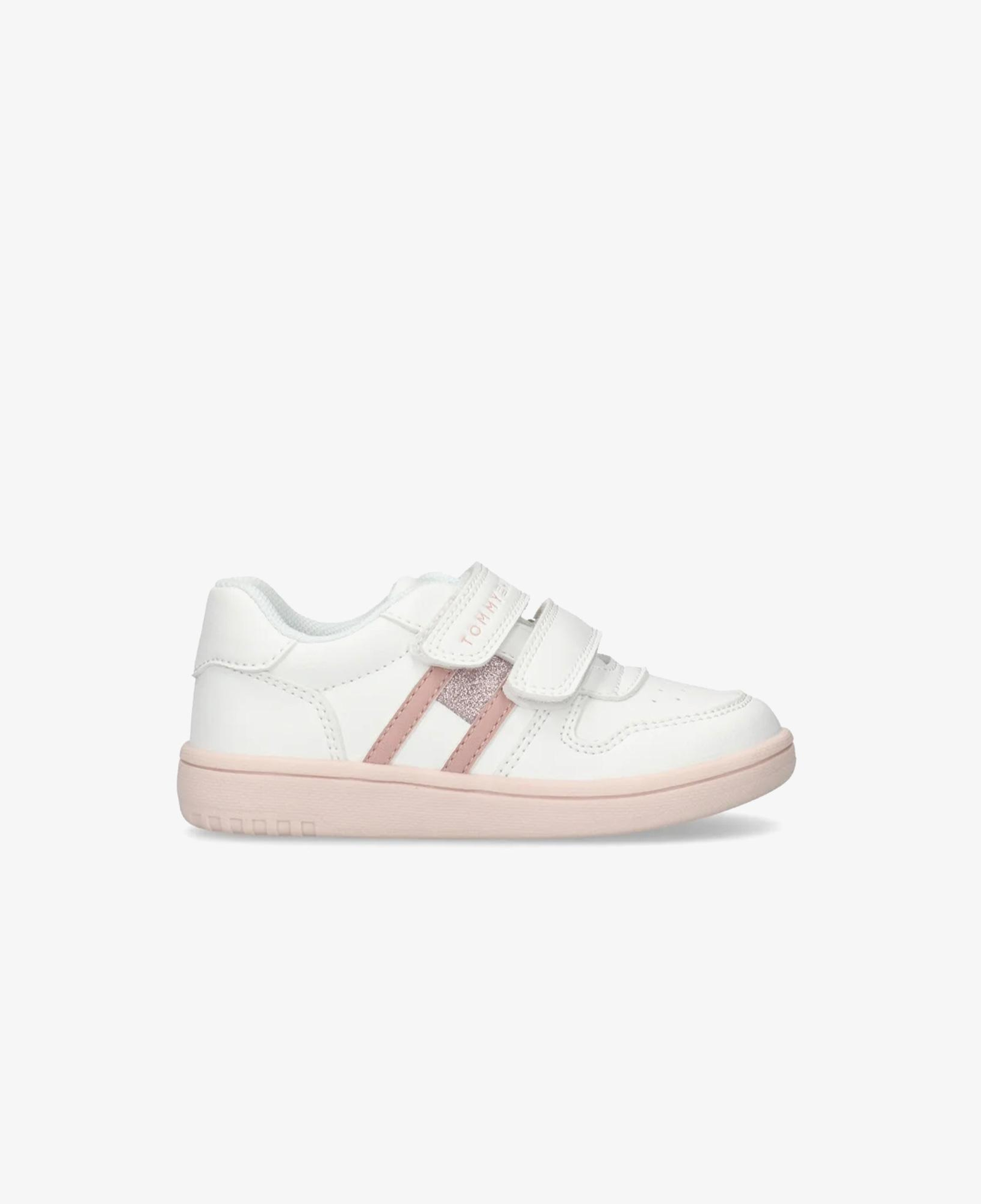 Tommy Hilfiger Flag Velcro Bebek Pembe Spor Ayakkabı