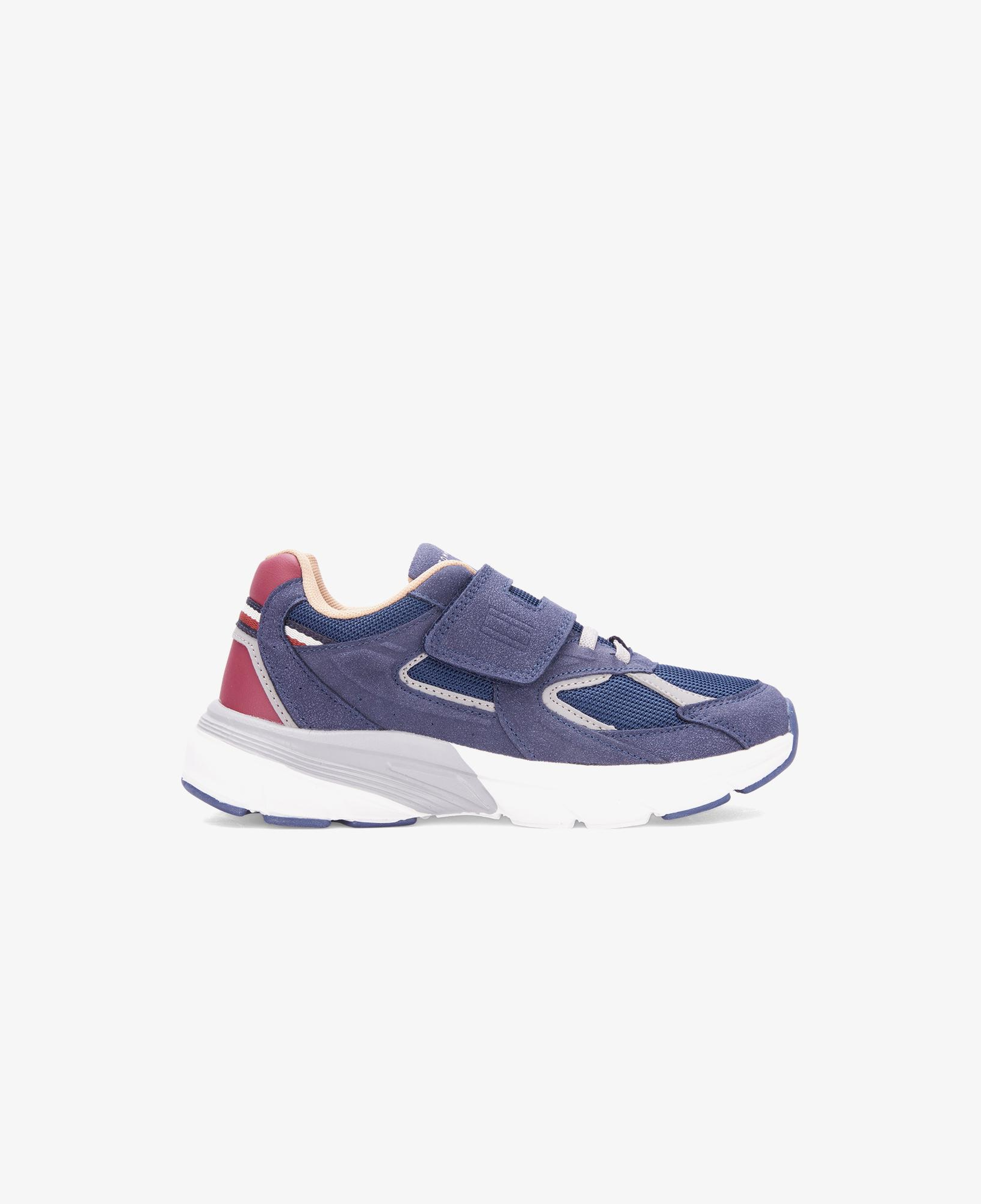 Tommy Hilfiger Flag Low Cut Lace Up Velcro Çocuk Mavi Sneaker