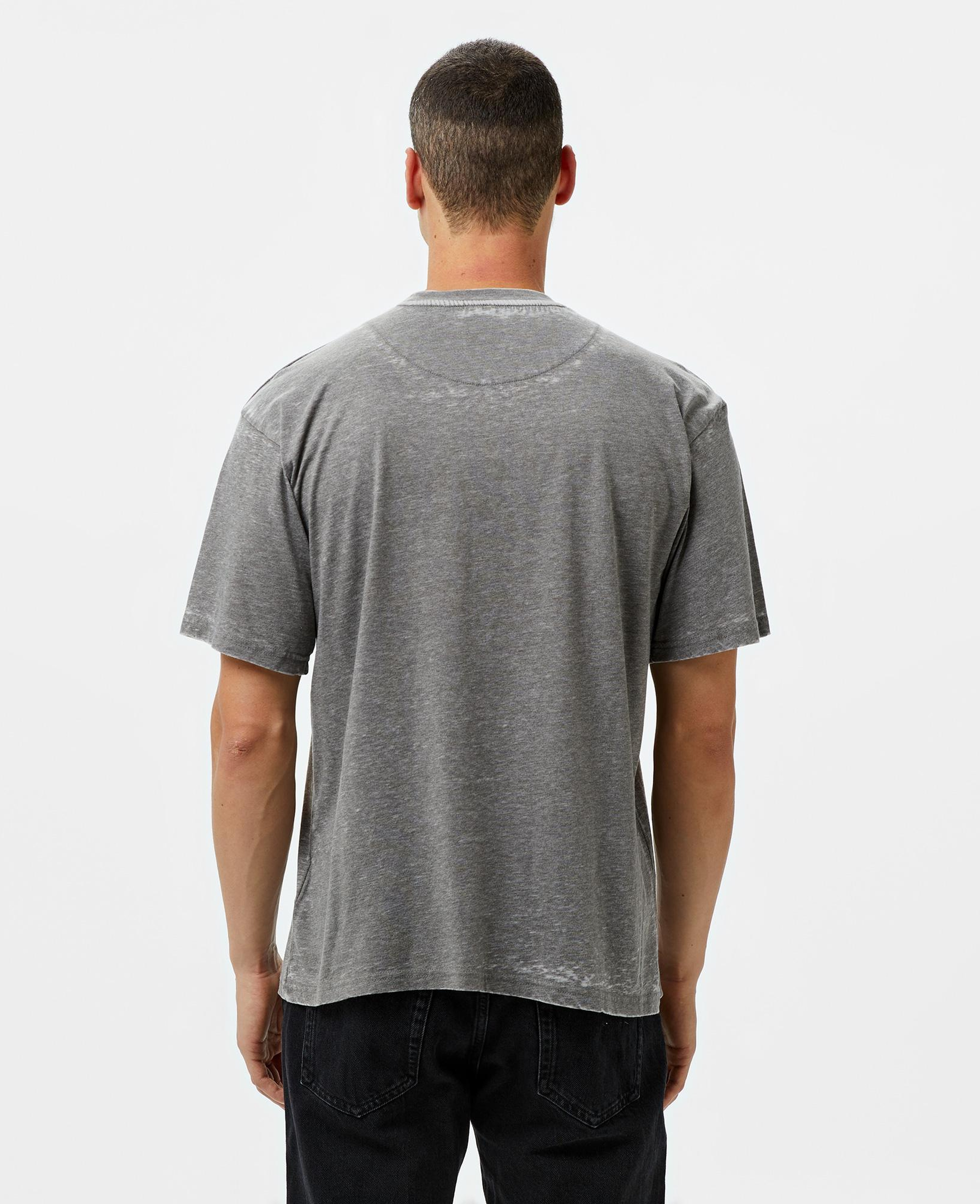 Karl Kani Serif Burnout Erkek Gri T-Shirt
