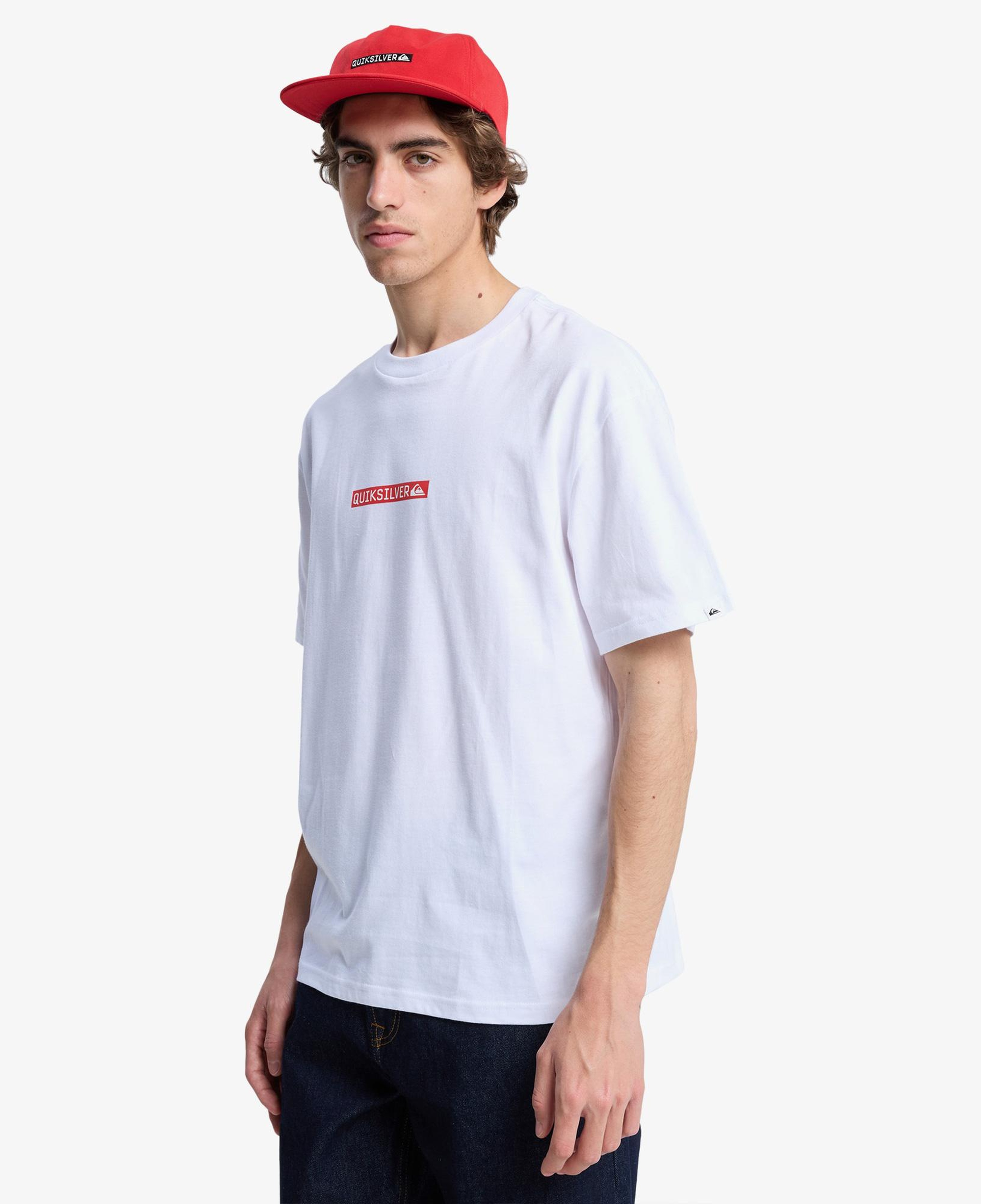 Quiksilver Dna Clicker Erkek Beyaz T-Shirt