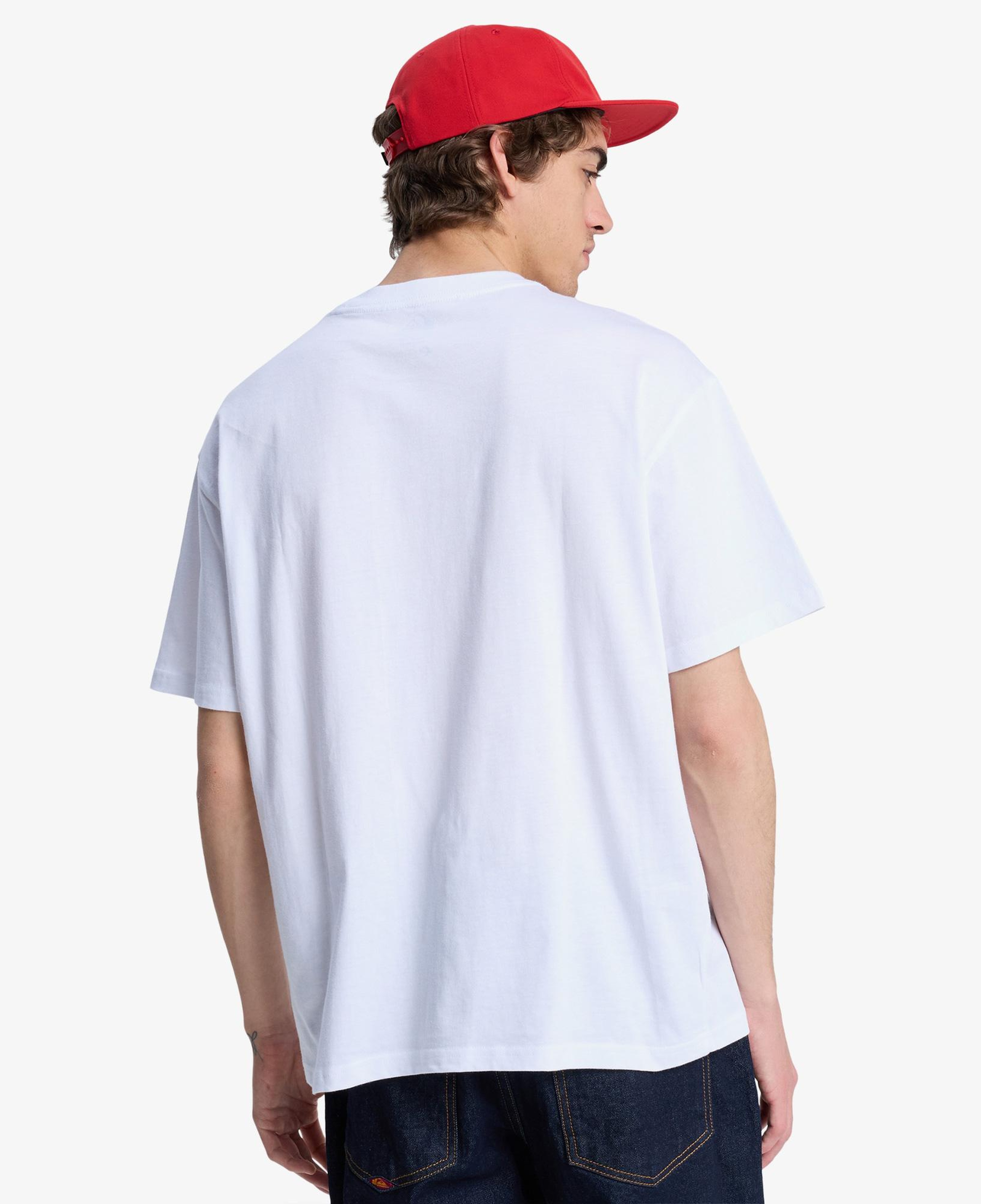 Quiksilver Dna Clicker Erkek Beyaz T-Shirt