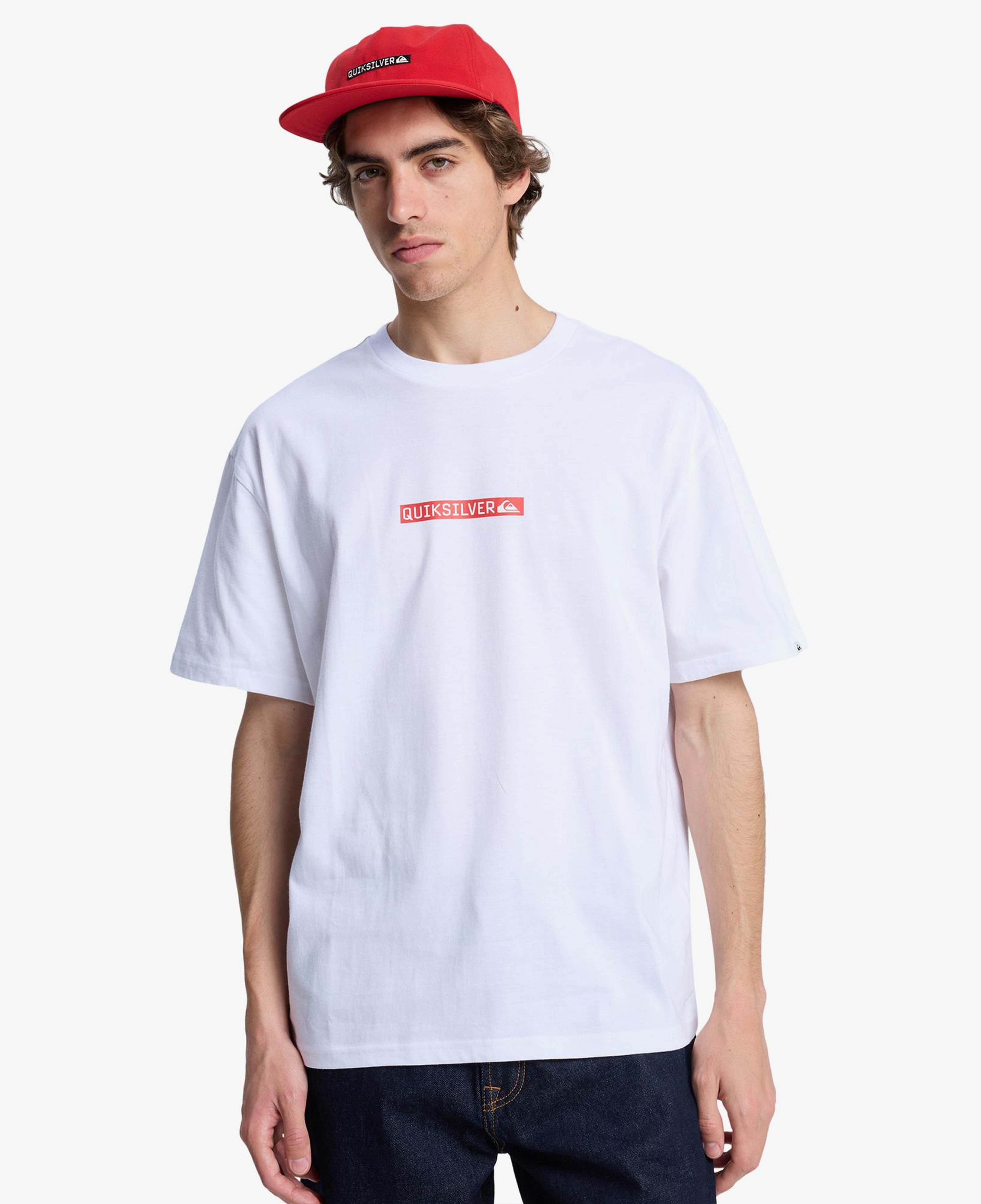Quiksilver Dna Clicker Erkek Beyaz T-Shirt