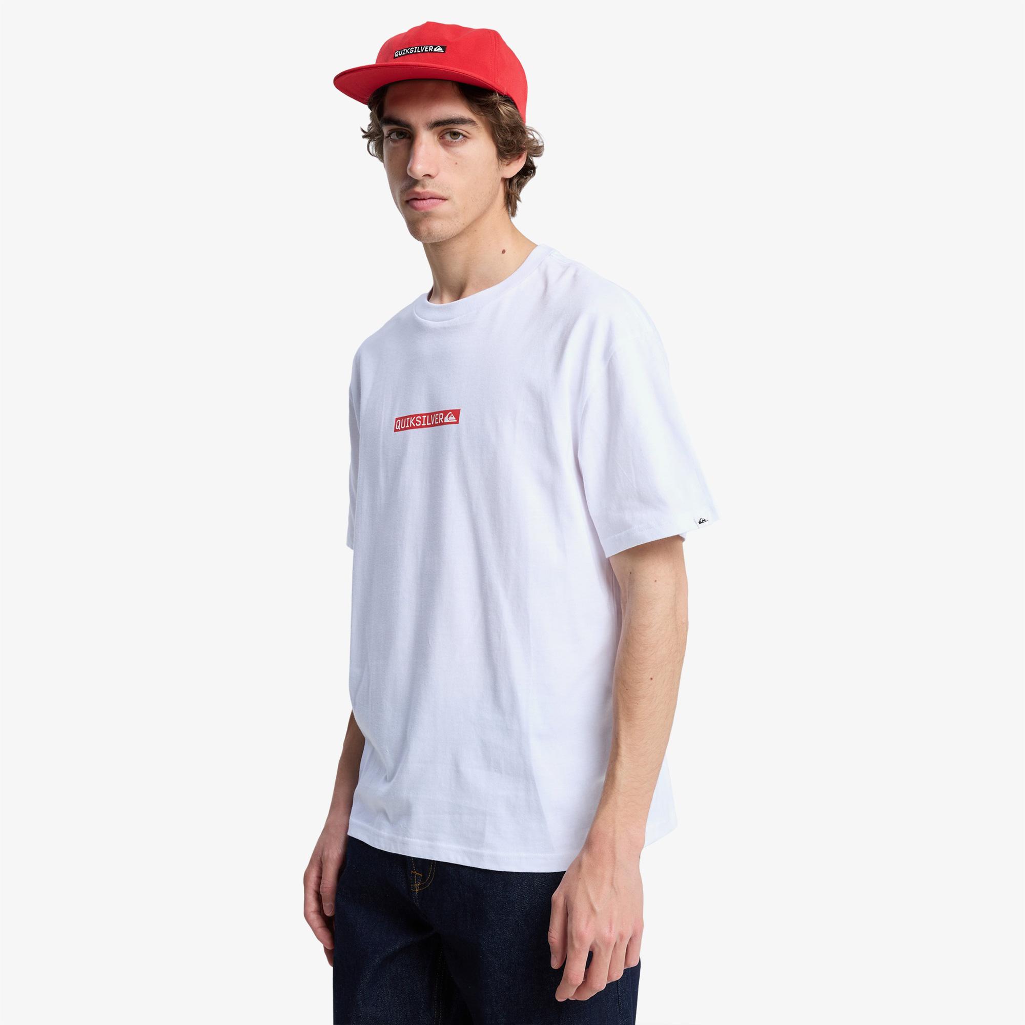Quiksilver Dna Clicker Erkek Beyaz T-Shirt