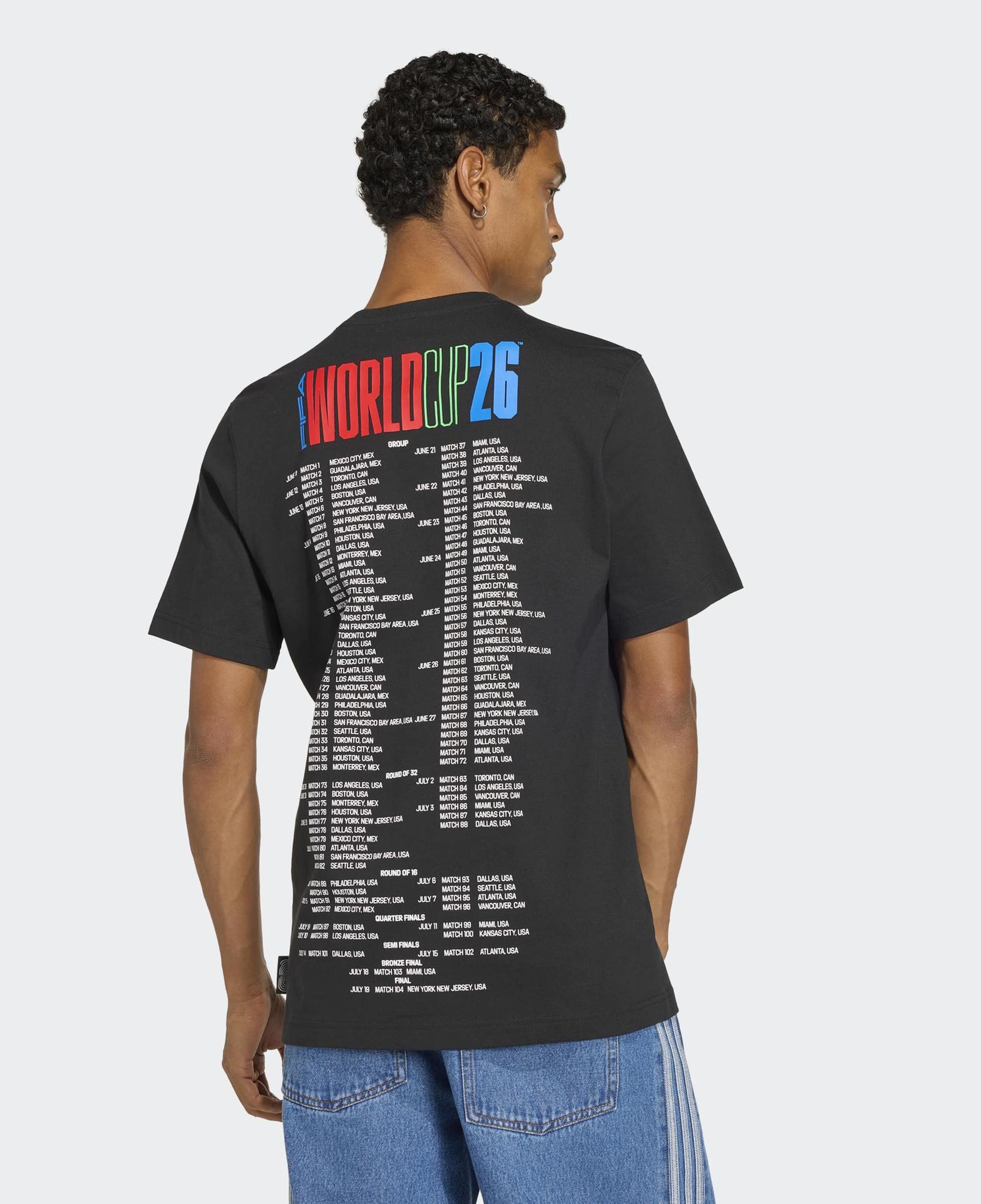 adidas World Cup Tour Erkek Siyah T-Shirt