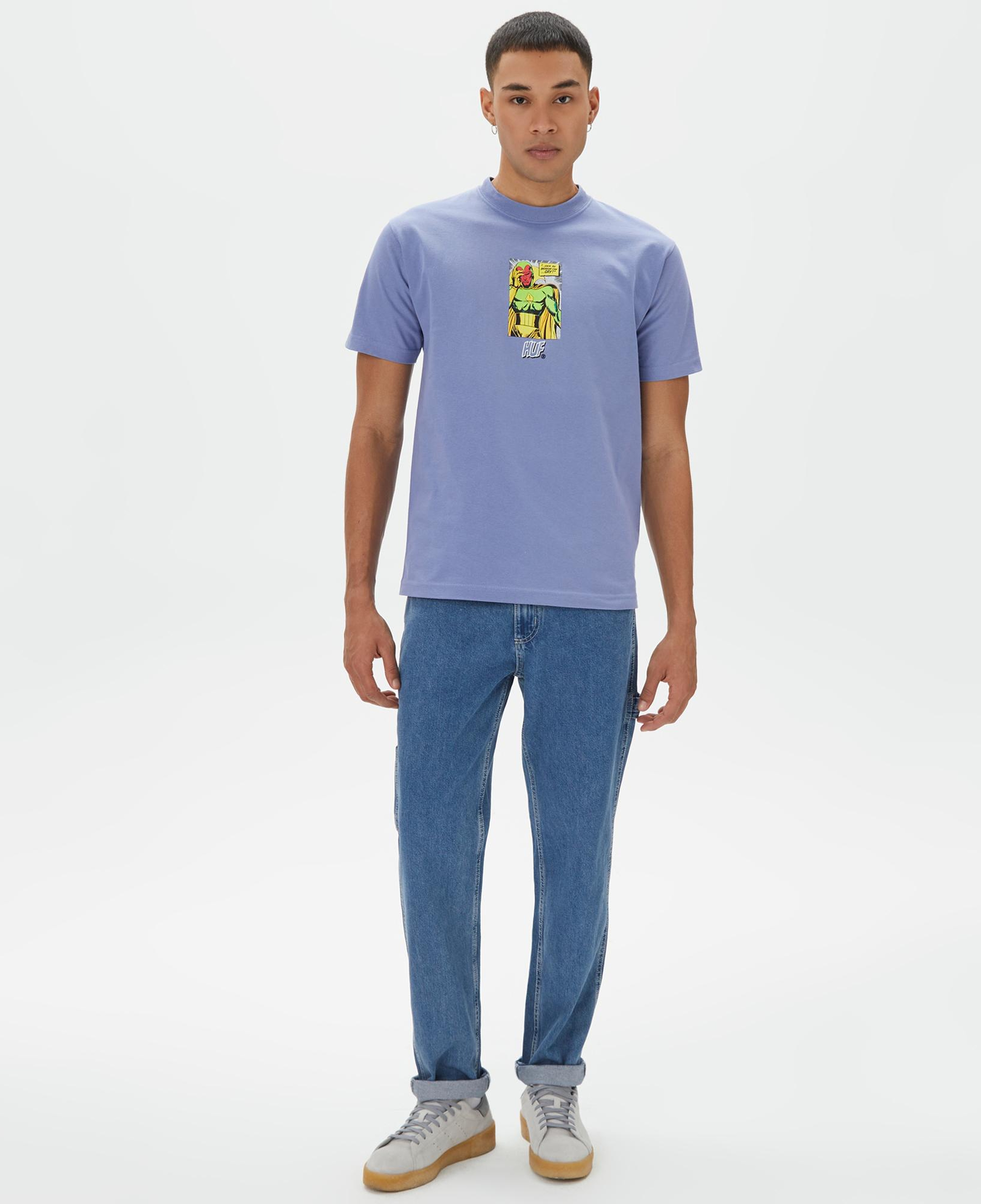 HUF Sad Android Erkek Mor T-Shirt