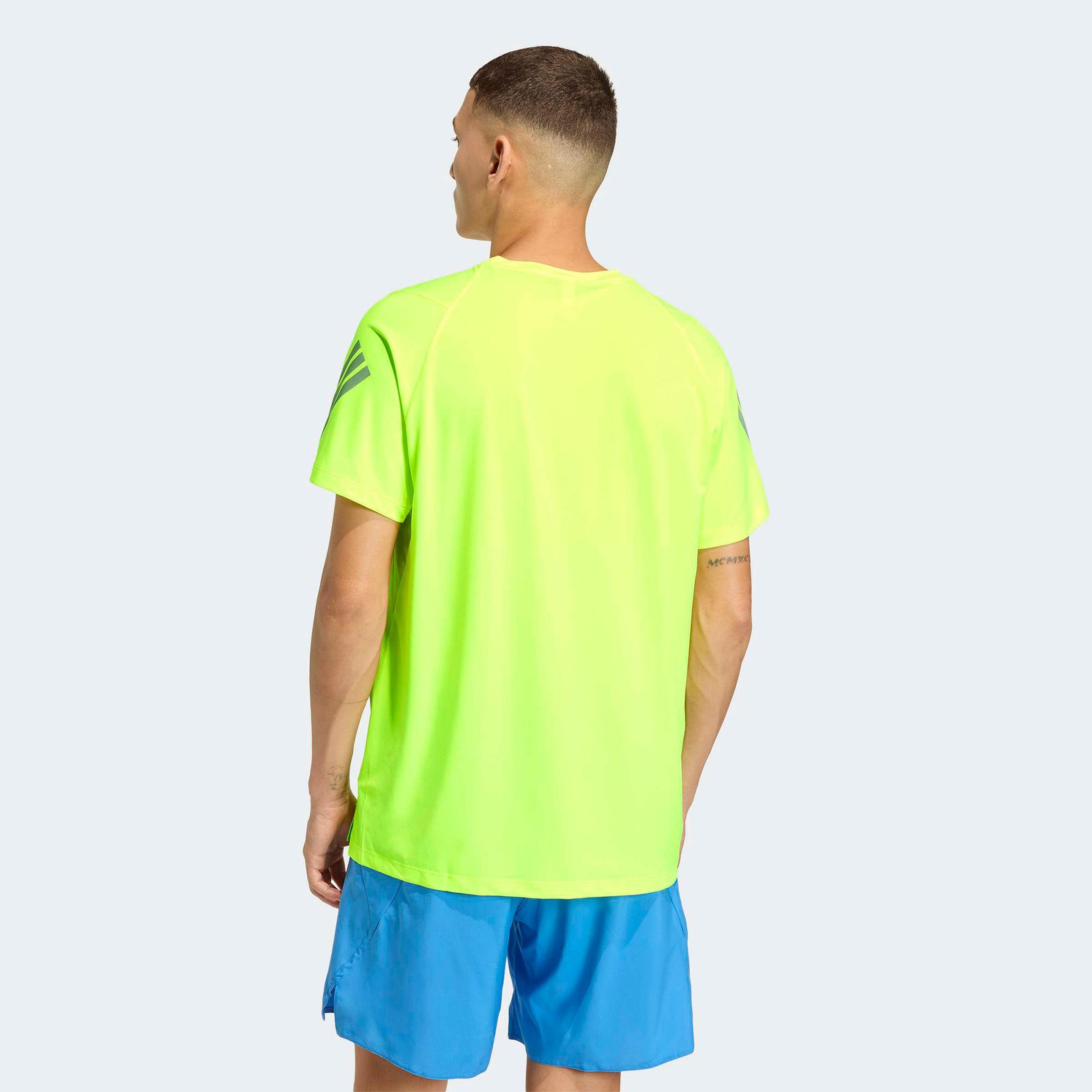 adidas Adi365 Climacool Erkek Sarı Koşu T-Shirt