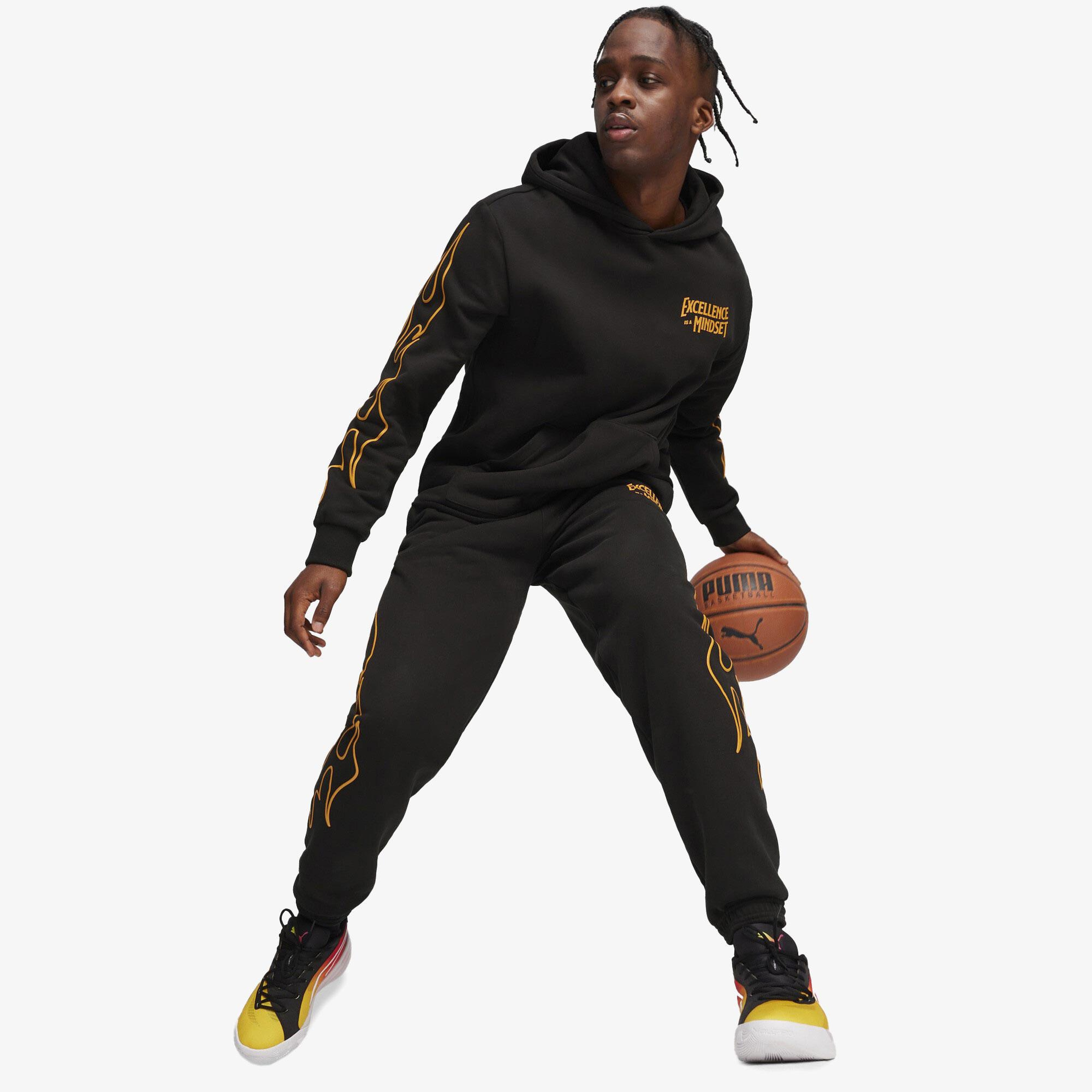 Puma Caution Erkek Siyah Hoodie