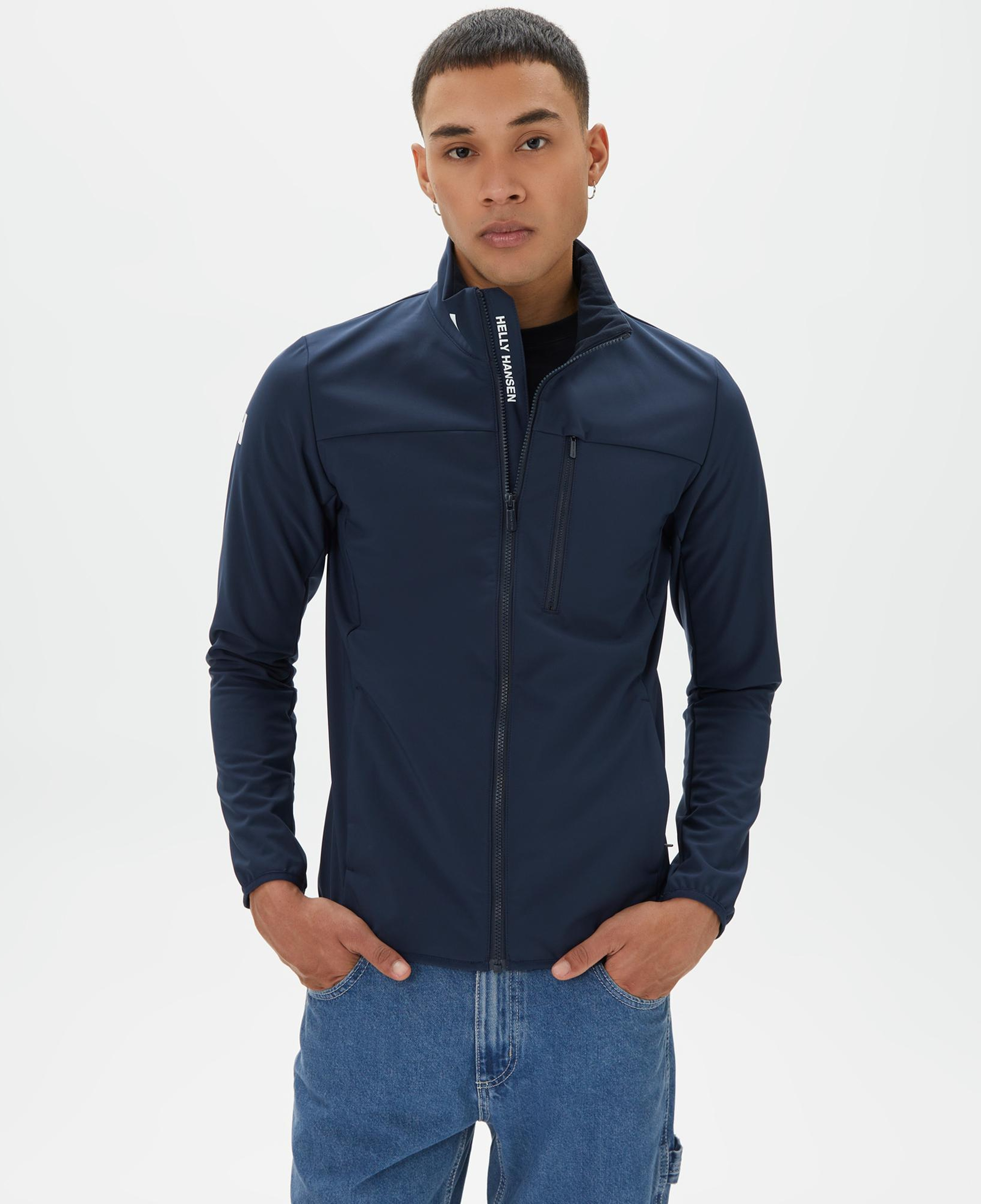 Helly Hansen Crew Softshell 2.0 Erkek Lacivert  Outdoor Ceket