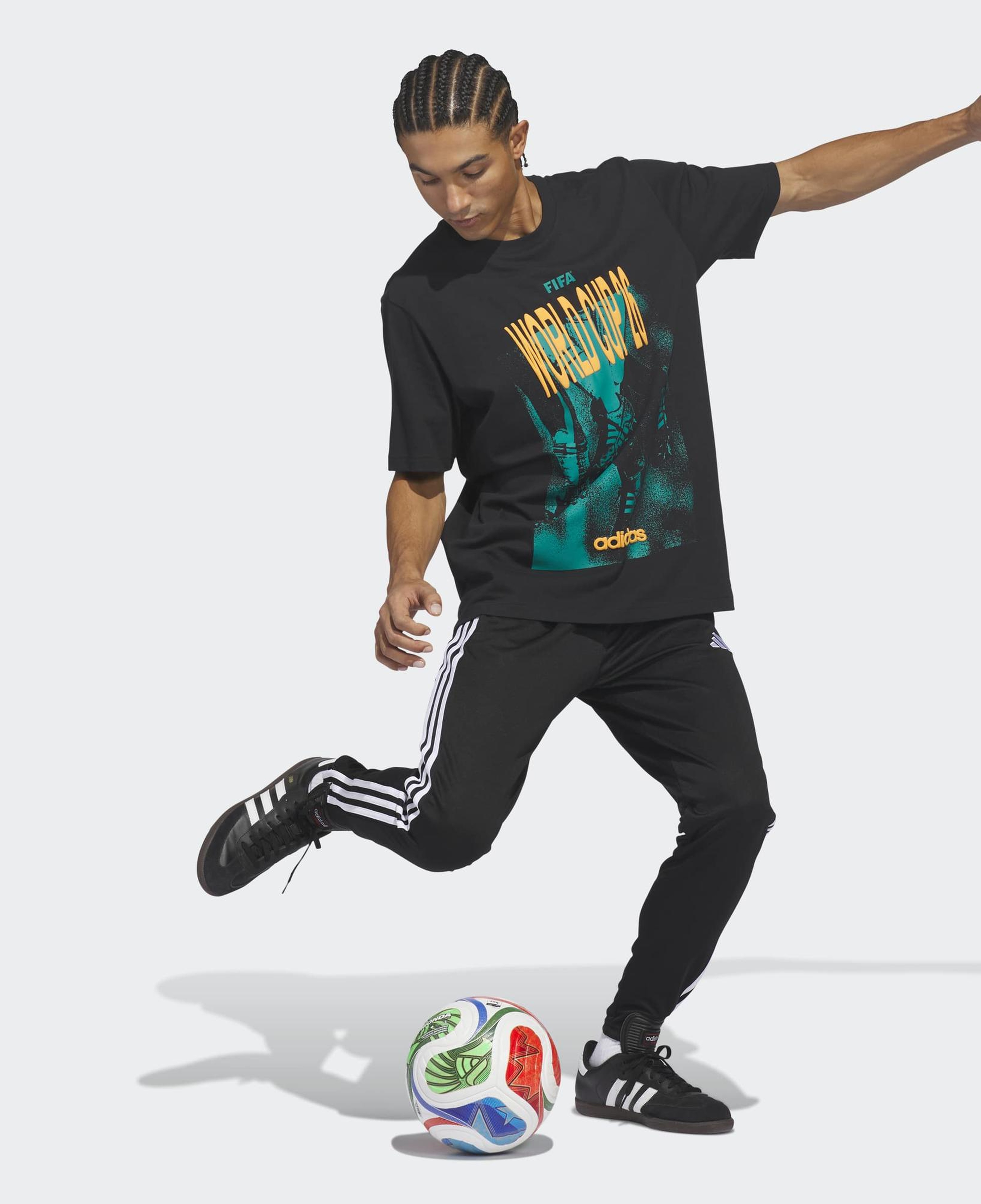 adidas 2026 FIFA Dünya Kupası Erkek Siyah T-Shirt